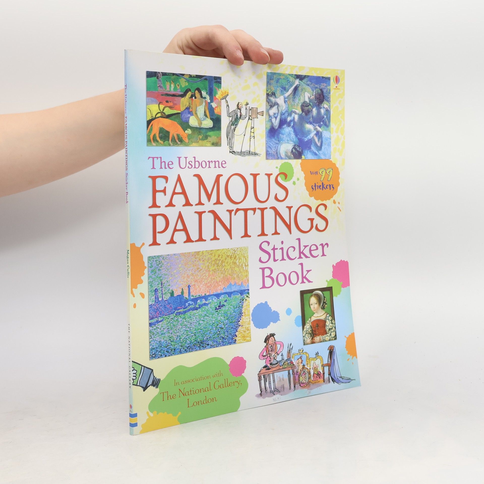 Megan Cullis Famous Paintings Sticker Book