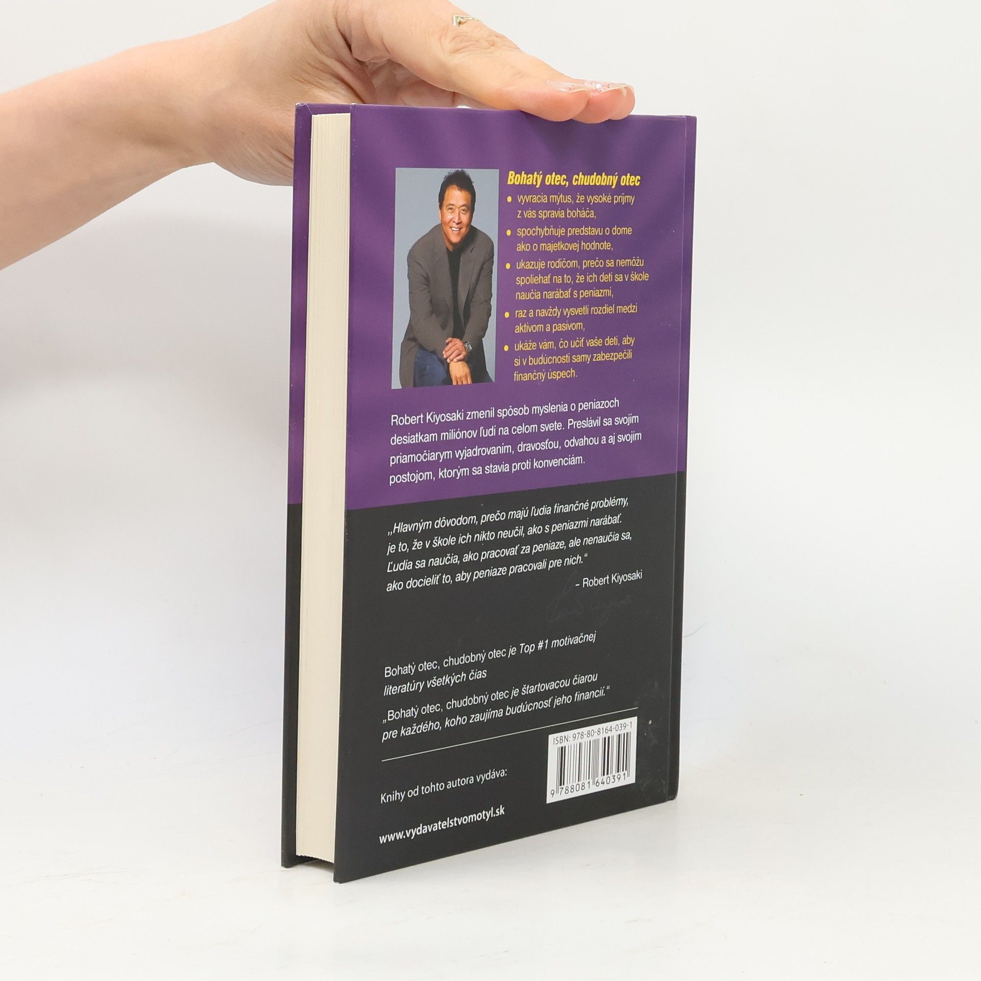 Robert Kiyosaki Bohatý otec chudobný otec Čo bohatí učia svoje deti a chudobní nie