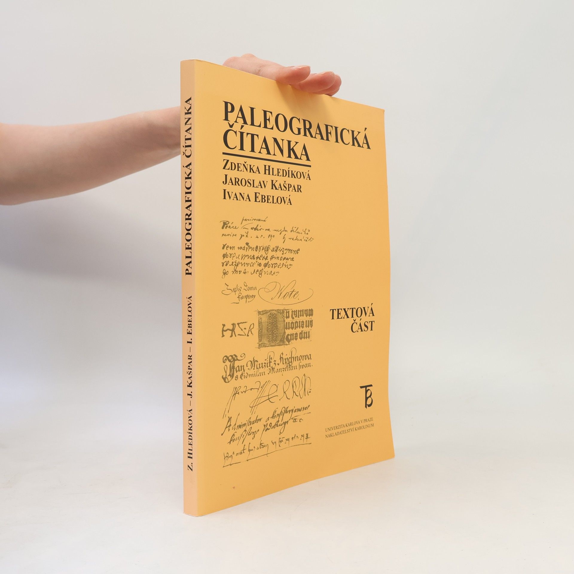 Zdeňka Hledíková Paleografická čítanka. Ukázky