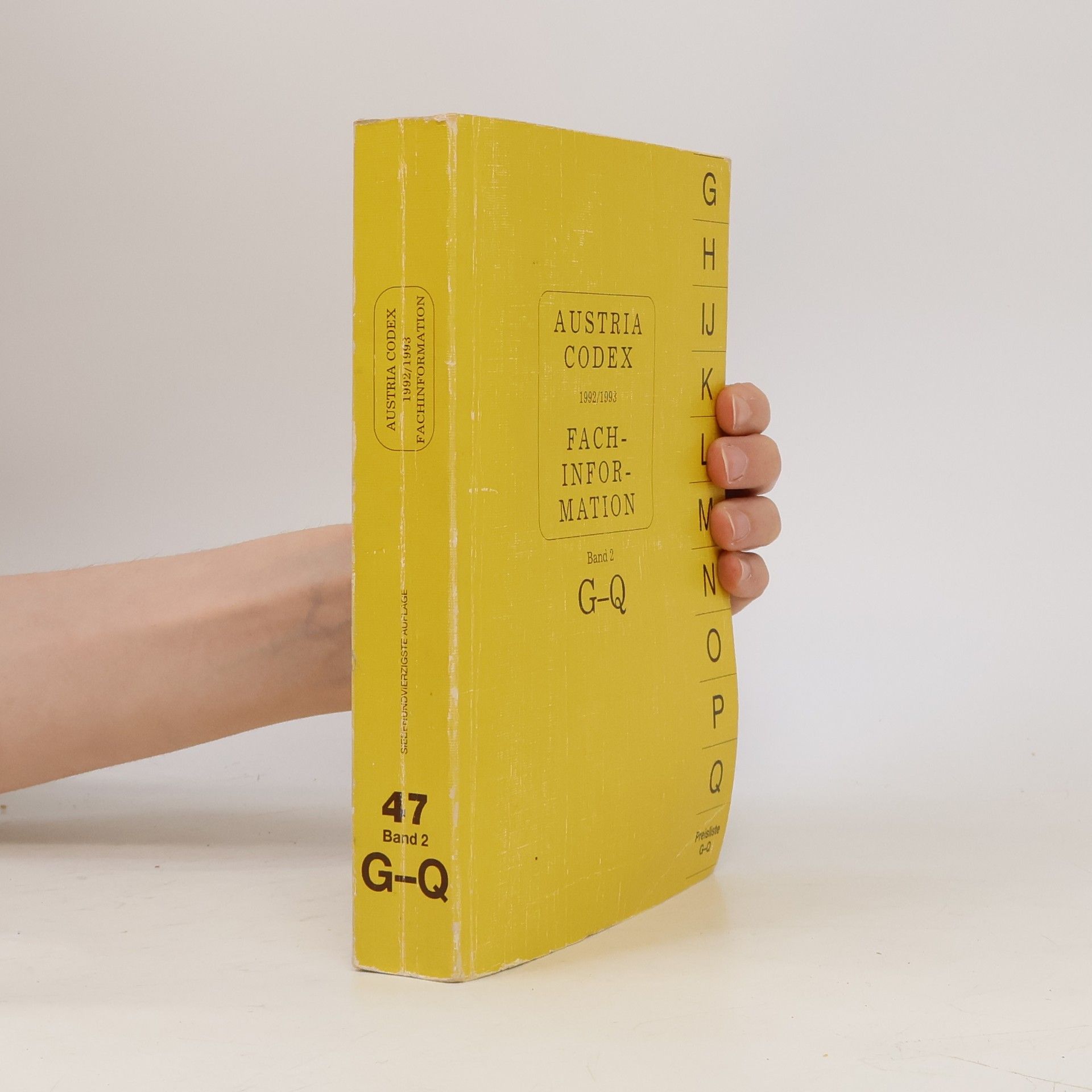 Collectif d'auteurs Austria Codex 1992/1993. Fachinformation. Band 2 G-Q