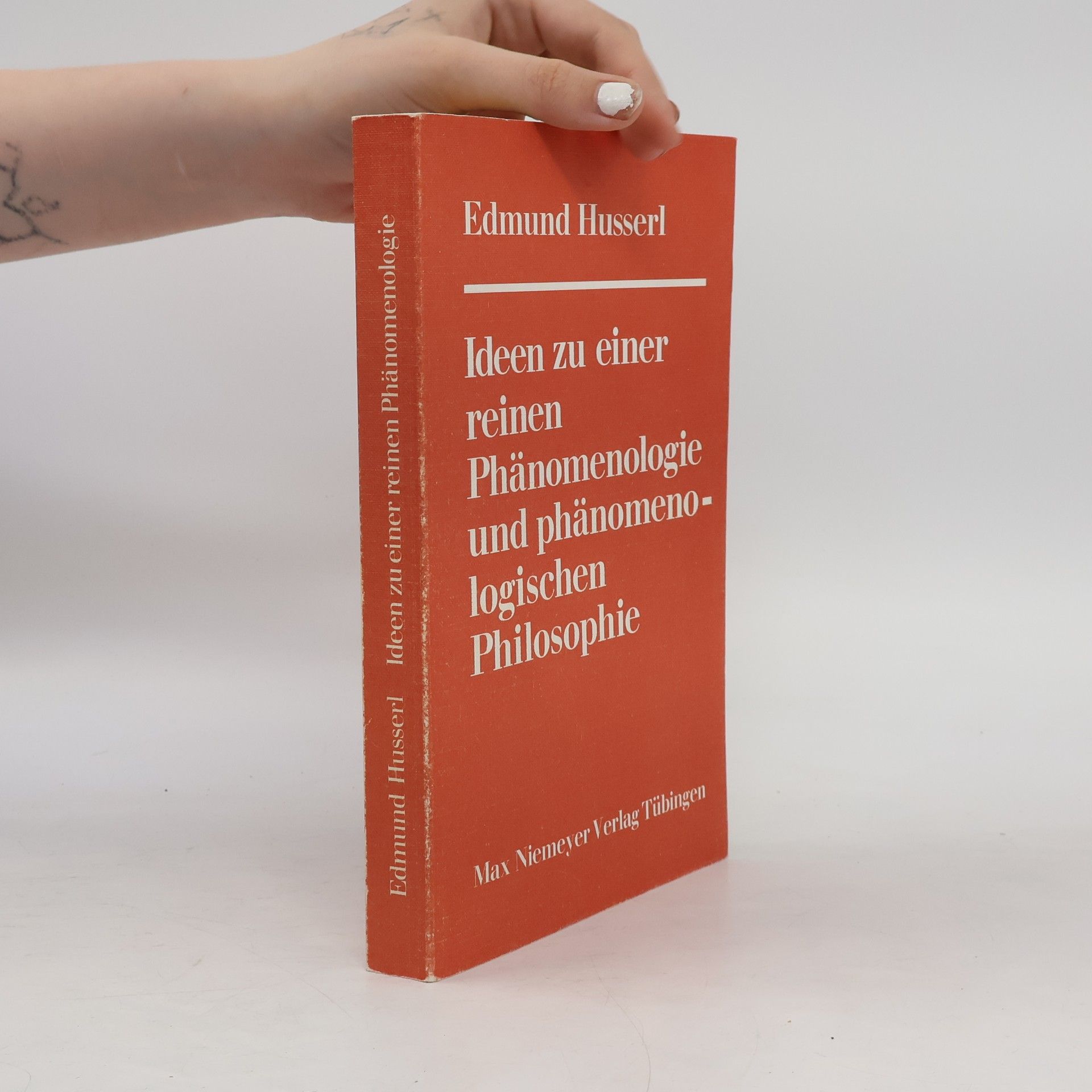 Edmund Husserl Ideen zu einer Reinen Phanomenologie und Phanomenologischen Philosophie