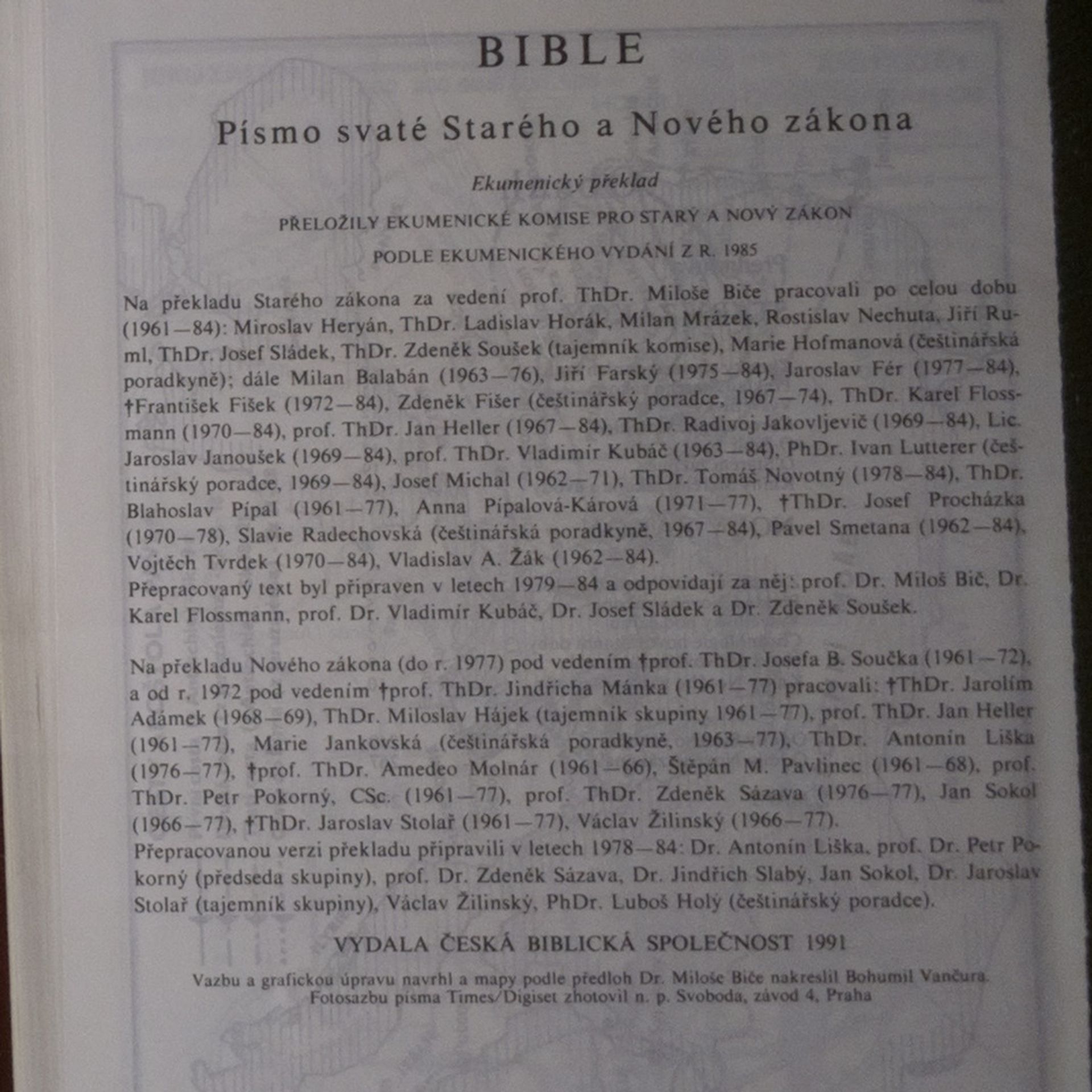 Collectif d'auteurs Bible. Písmo svaté Starého a Nového zákona
