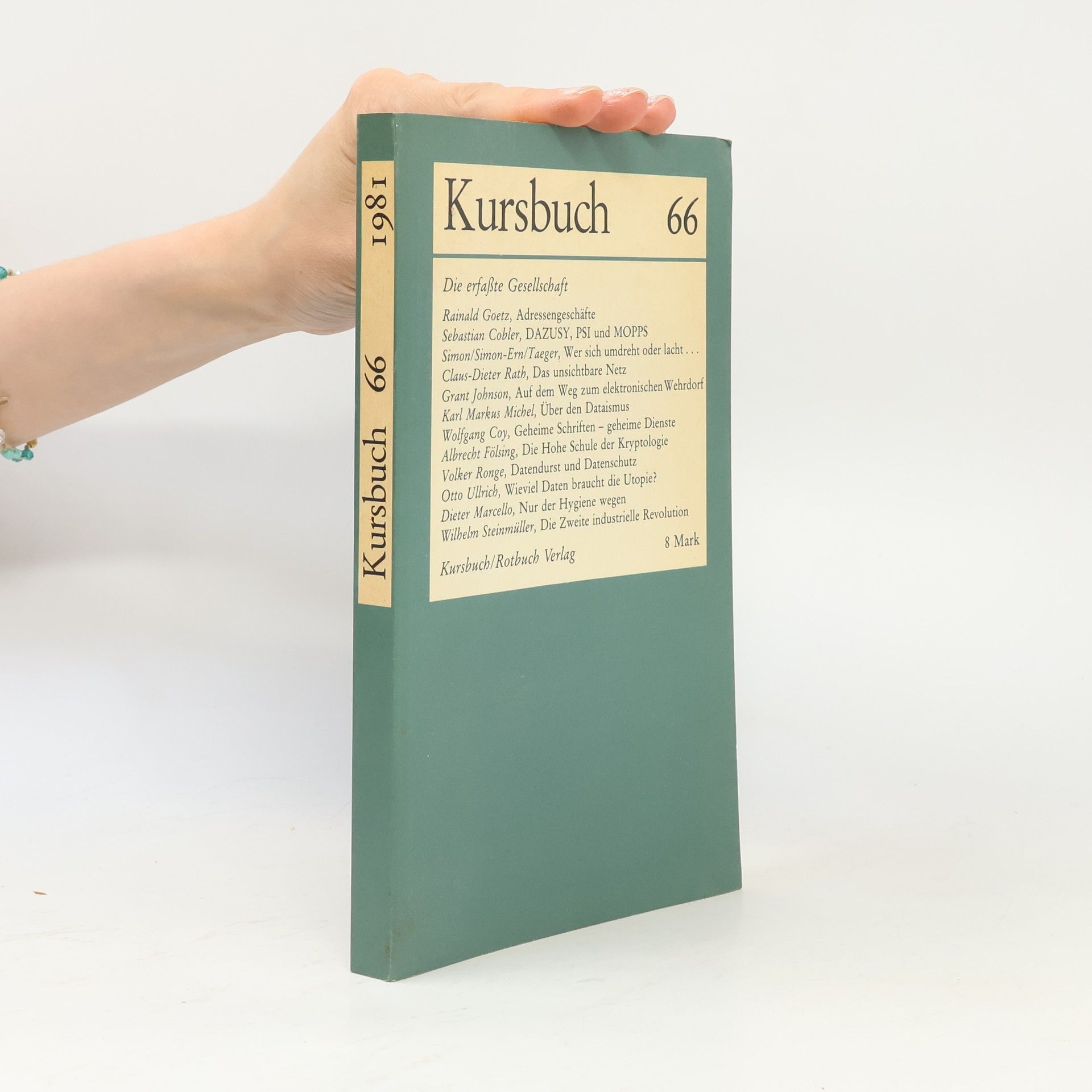 Collectif d'auteurs Kursbuch 66