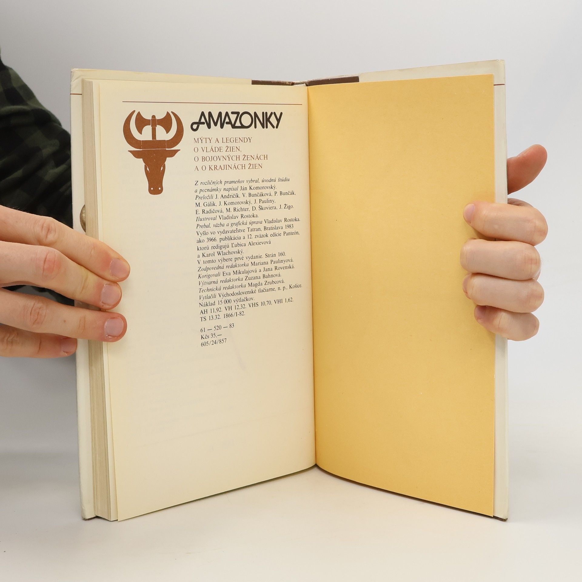 Ján Komorovský Amazonky. Mýty a legendy o vláde žien, o bojovných ženách a o krajinách žien