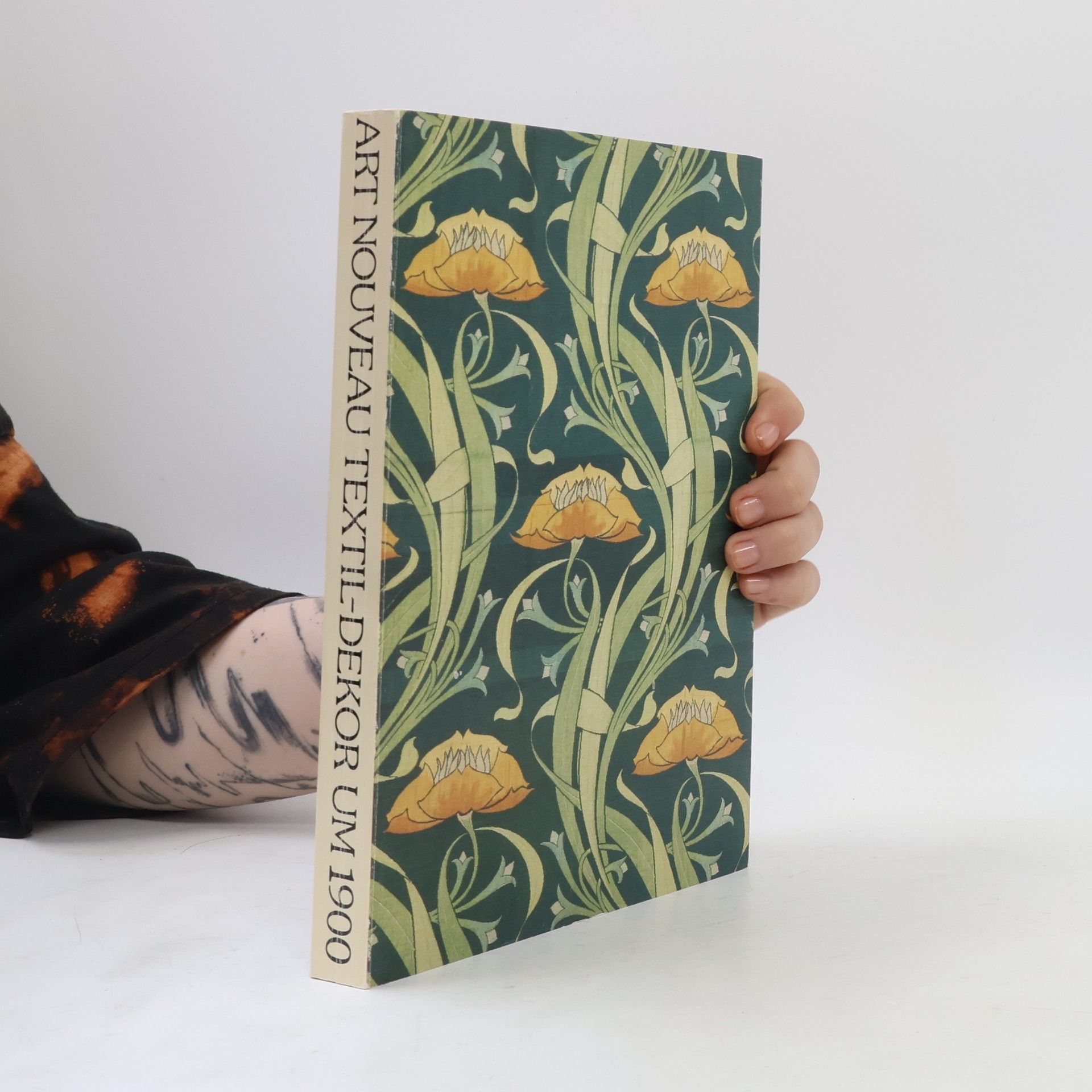 Ruth Grönwoldt Art nouveau Textil-Dekor um 1900
