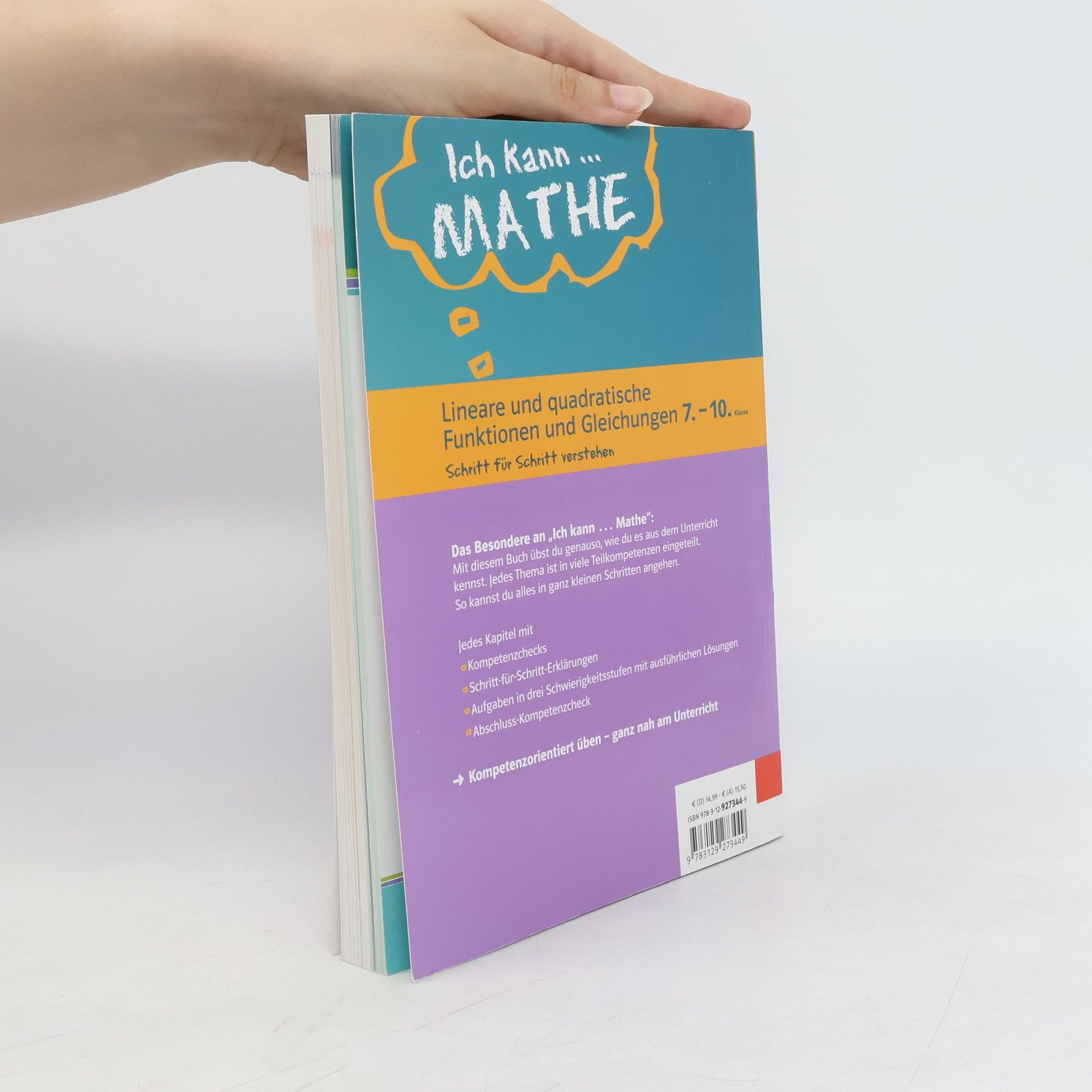 Autorenkollektiv Ich kann Mathe - Lineare und quadratische Funktionen und Gleichungen, 7.-10. Klasse