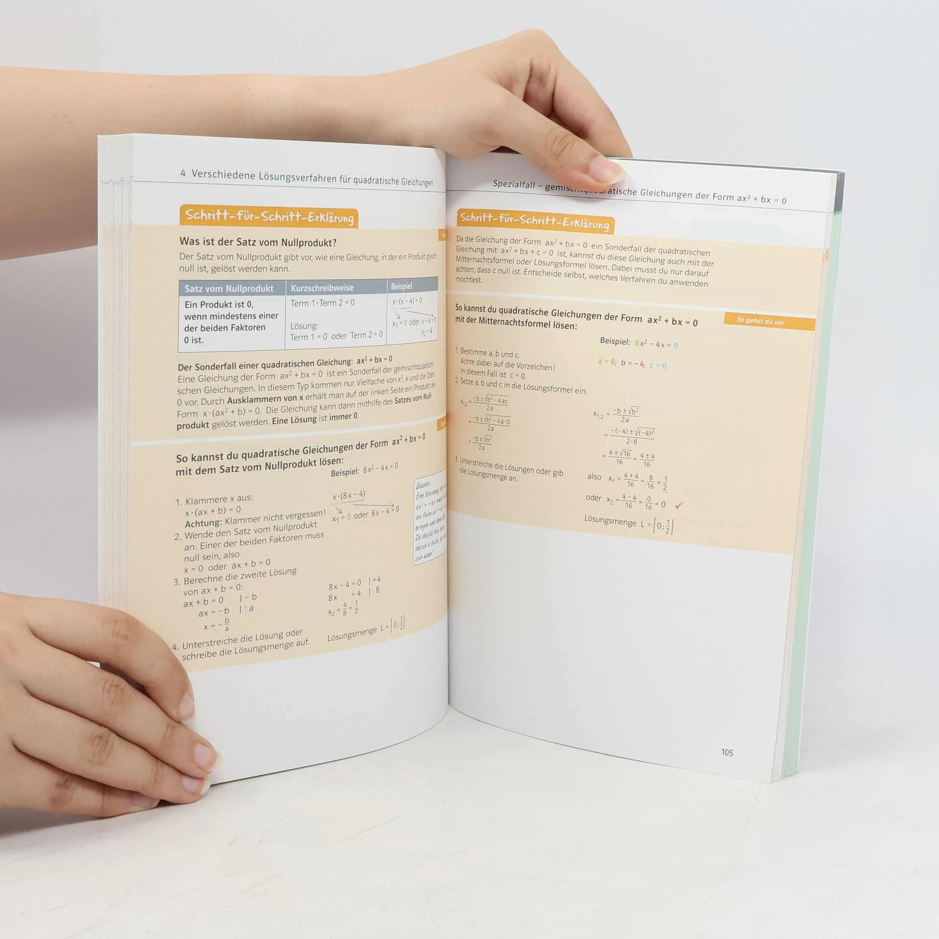 Autorenkollektiv Ich kann Mathe - Lineare und quadratische Funktionen und Gleichungen, 7.-10. Klasse