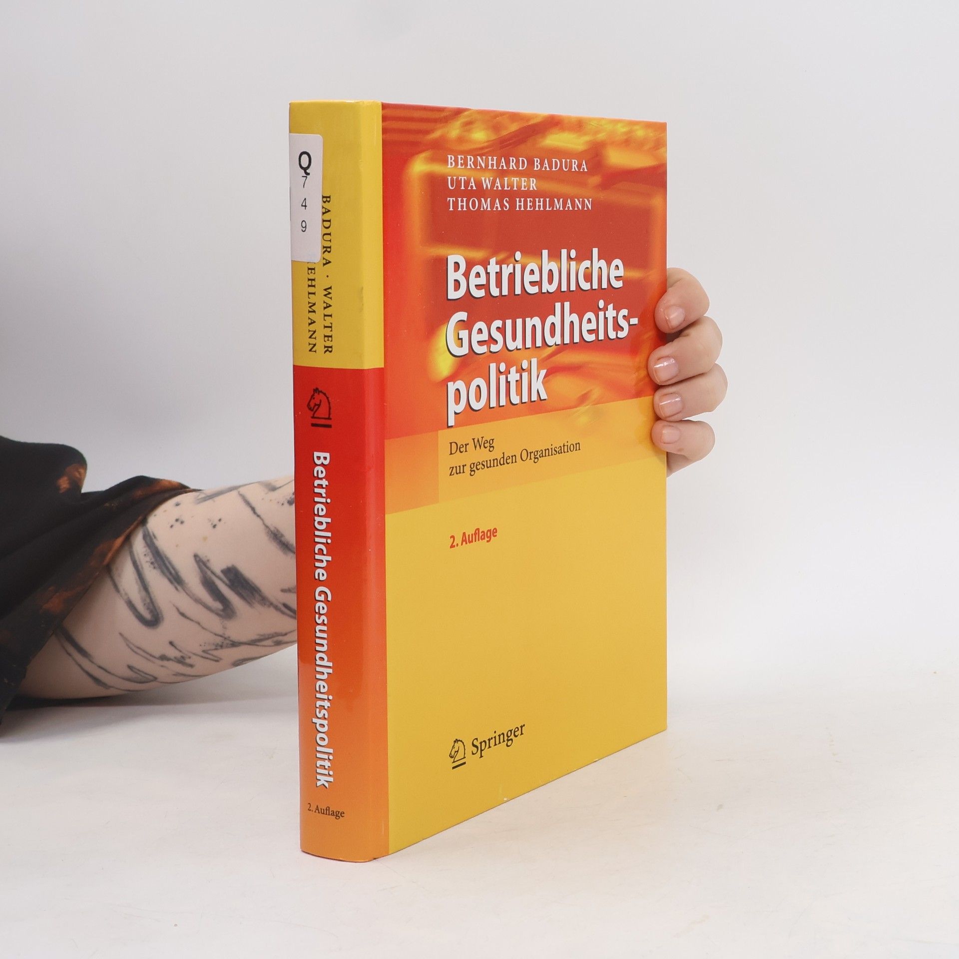 Bernhard Badura Betriebliche Gesundheitspolitik