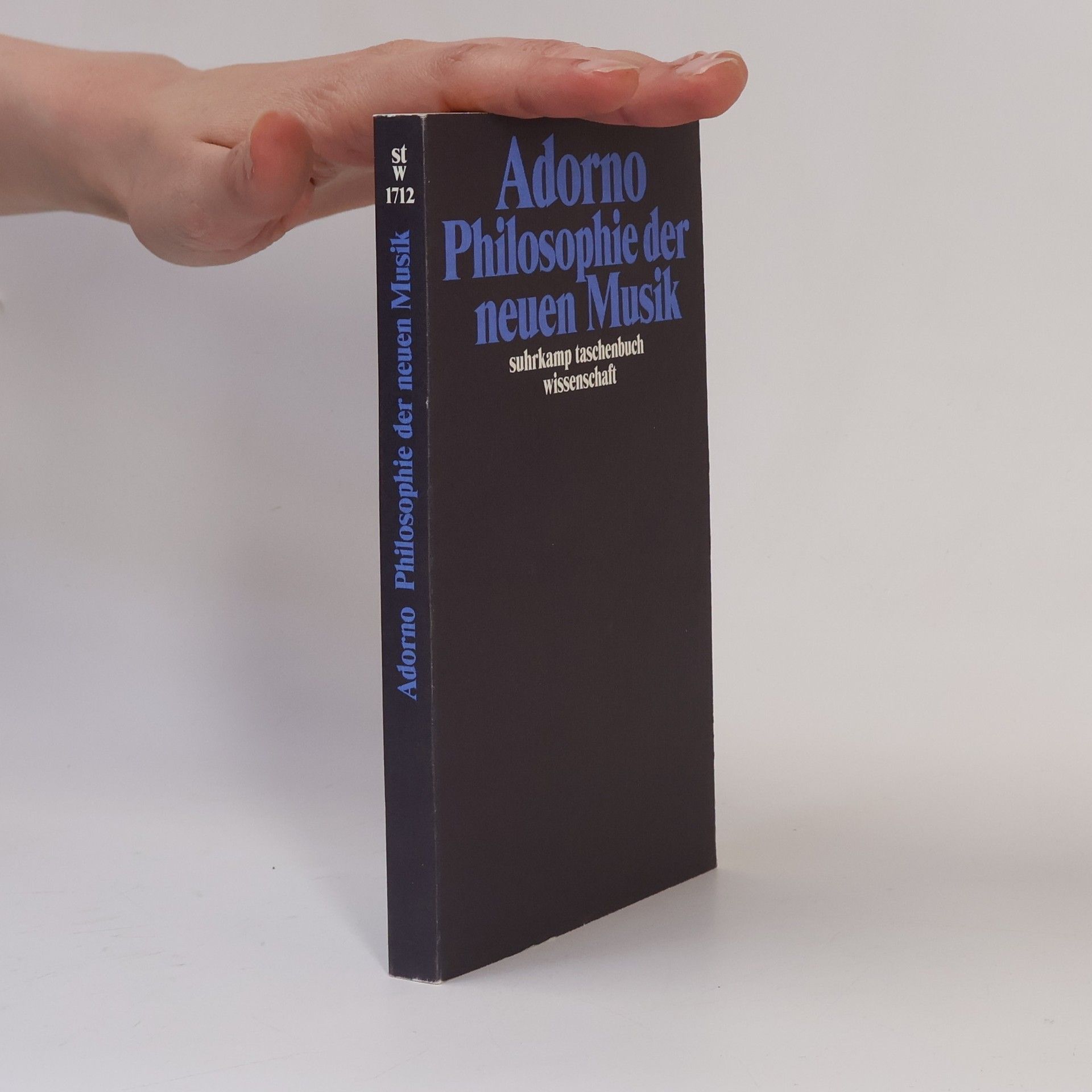Theodor W. Adorno Suhrkamp Taschenbuch Wissenschaft - 1712: Philosophie der neuen Musik