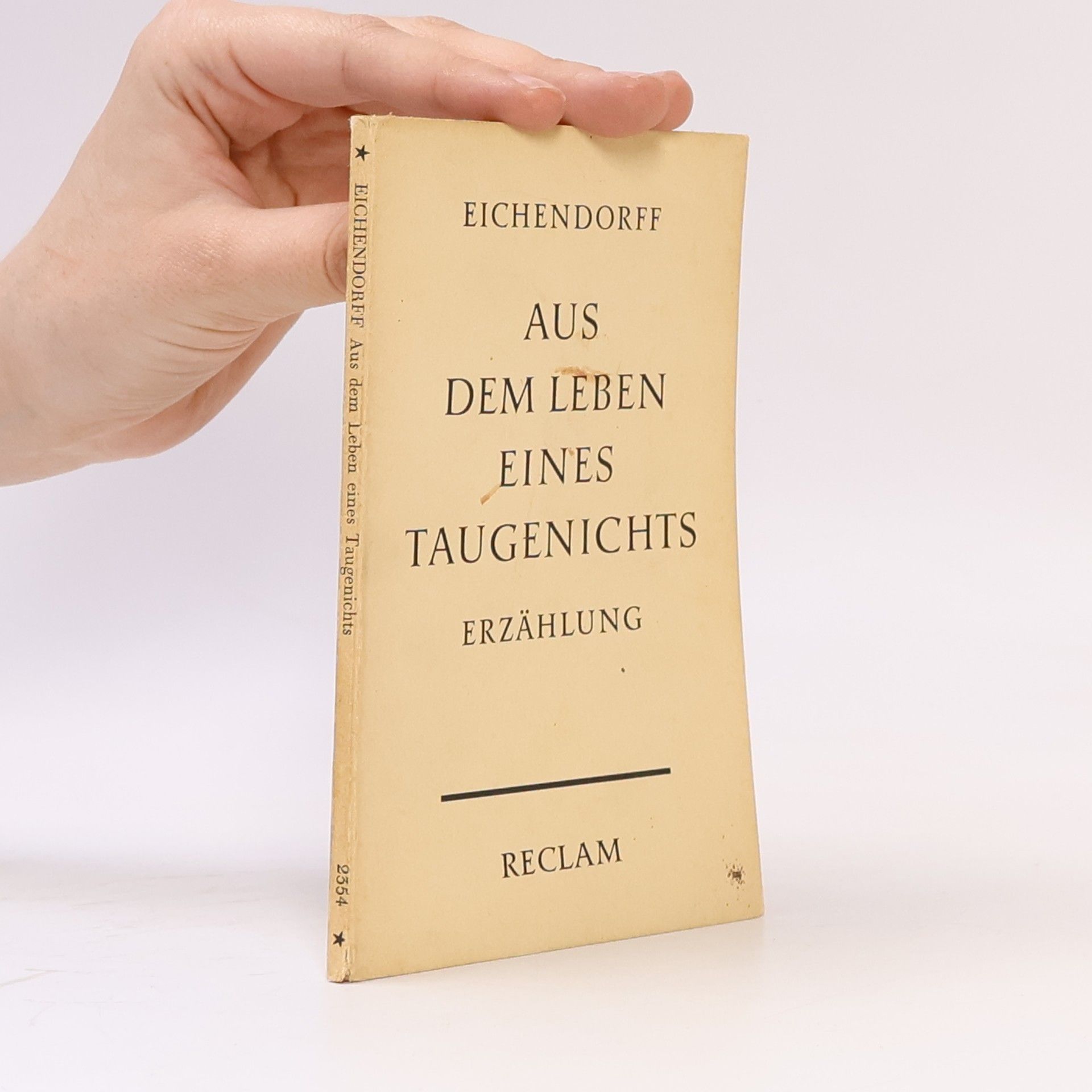 Joseph von Eichendorff Aus dem Leben eines Taugenichts