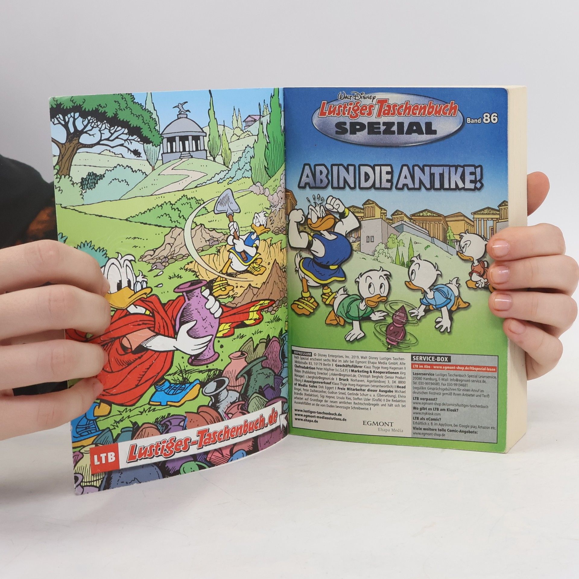 Walt Disney Lustiges Taschenbuch Special 86. Ab in die Antike!