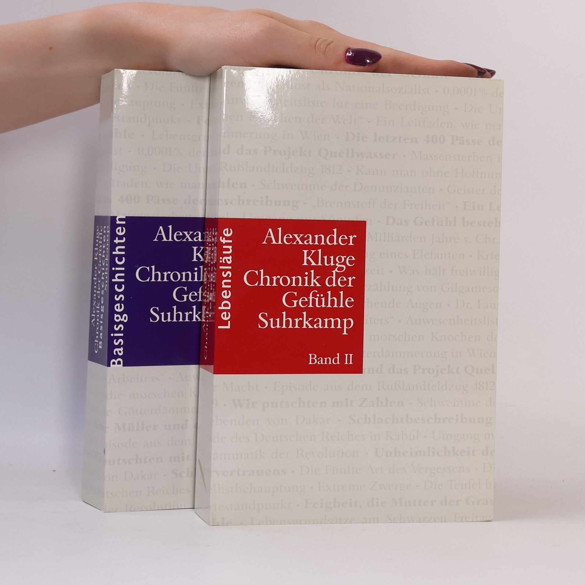 Alexander Kluge Chronik der Gefühle 1-2