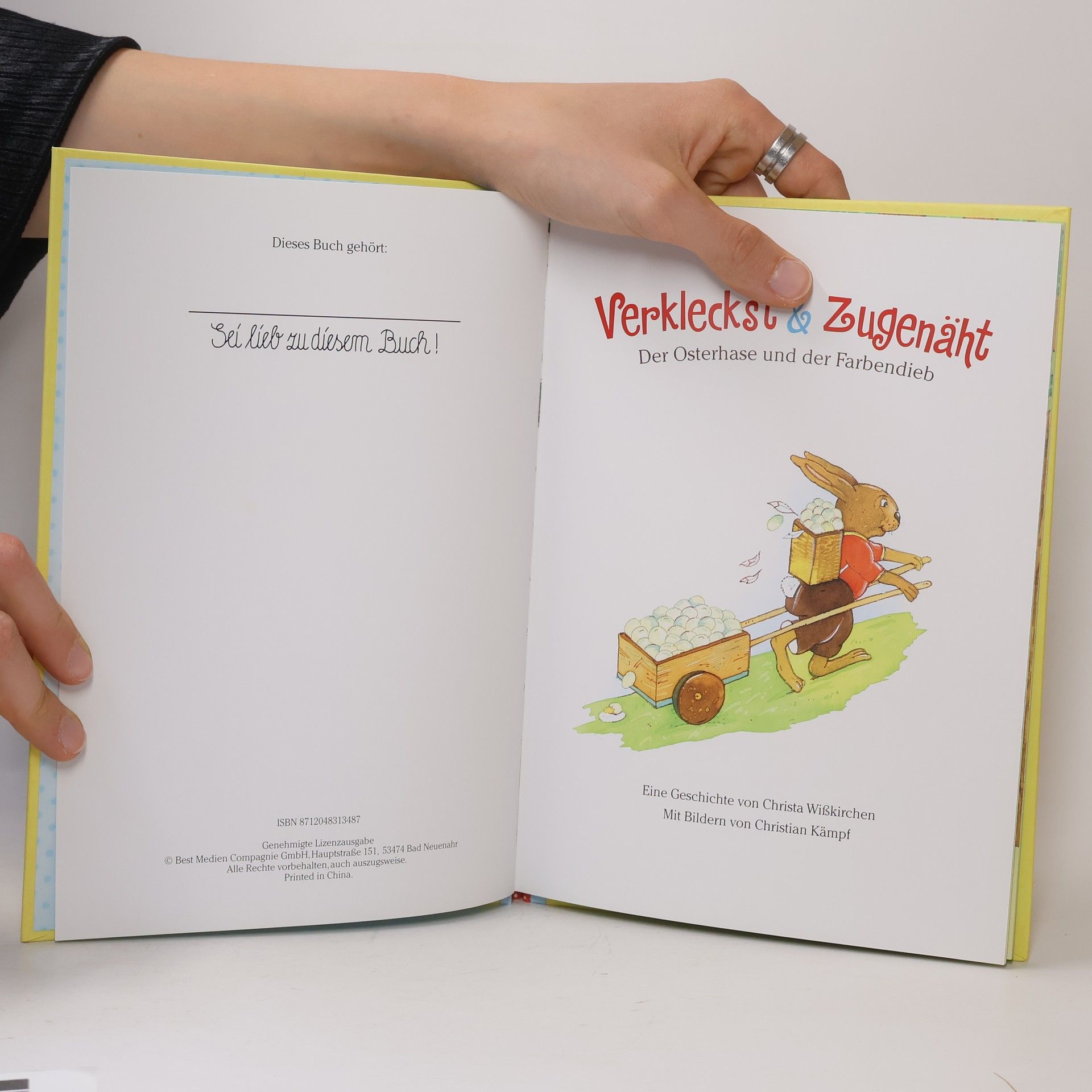 Christa Wißkirchen Verkleckst & Zugenäht: Der Osterhase und der Farbendieb