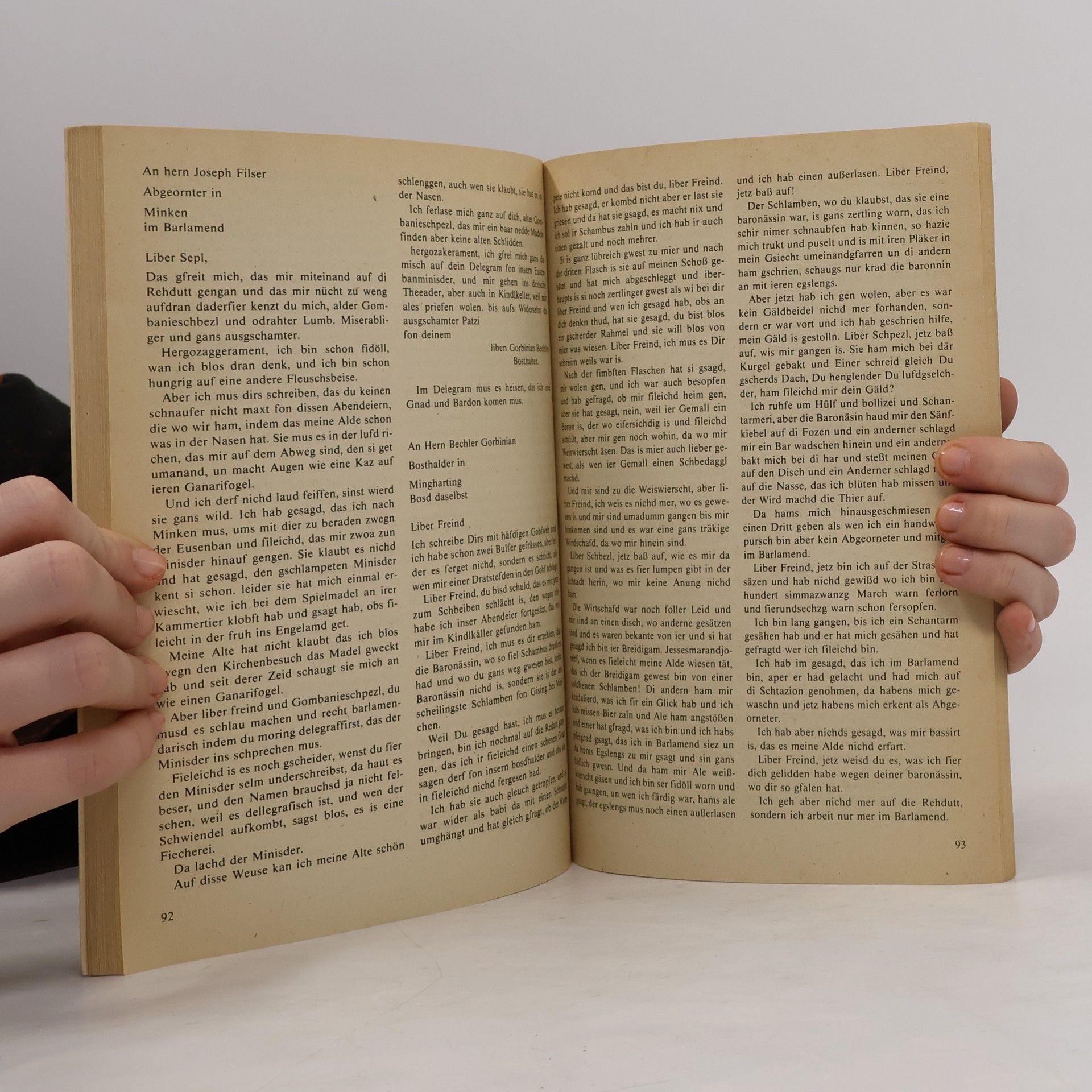 Ludwig Thoma Lausbubengeschichten ; Tante Frieda ; Jozef Filsers Briefwexel