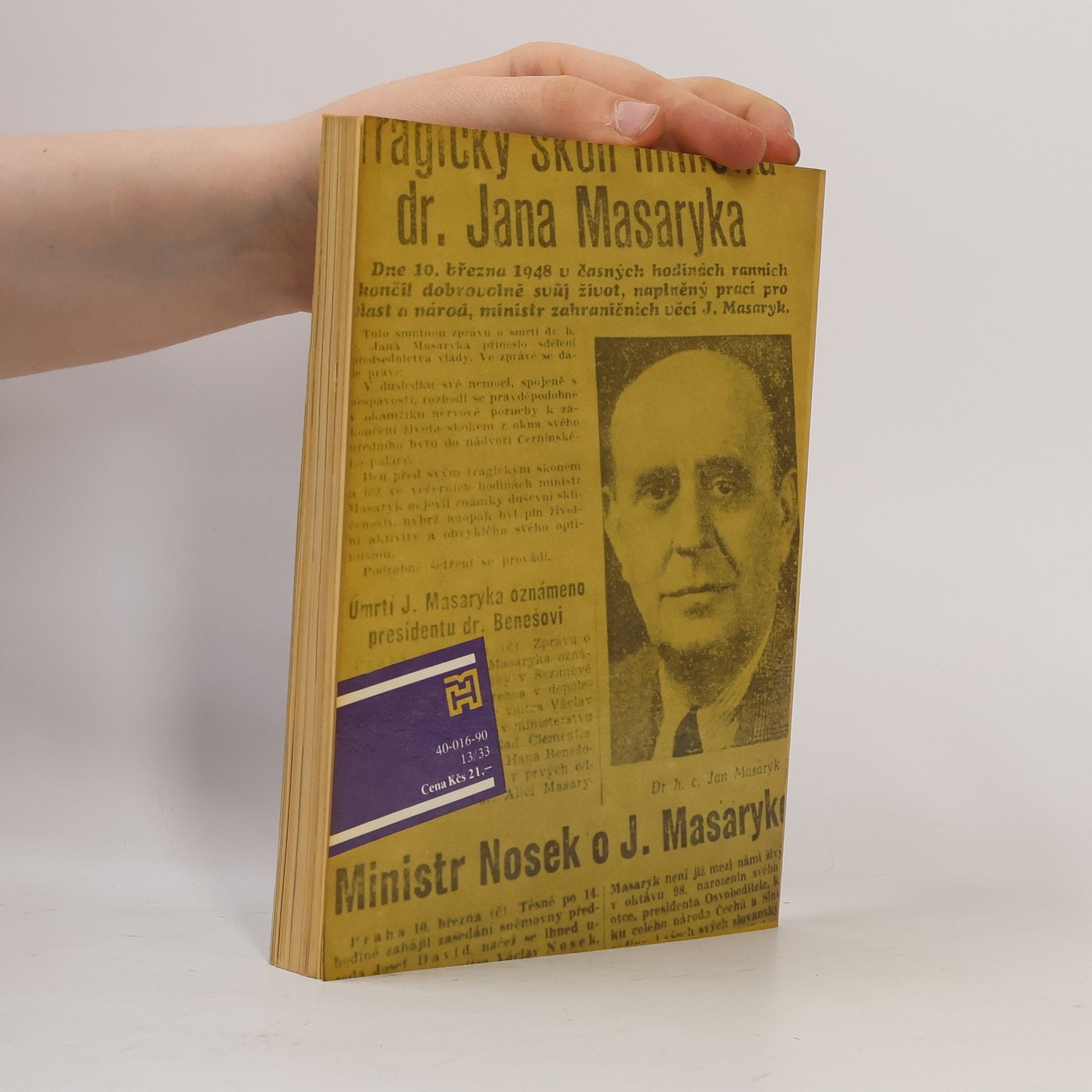 Petr Kettner Proč zemřel Jan Masaryk?