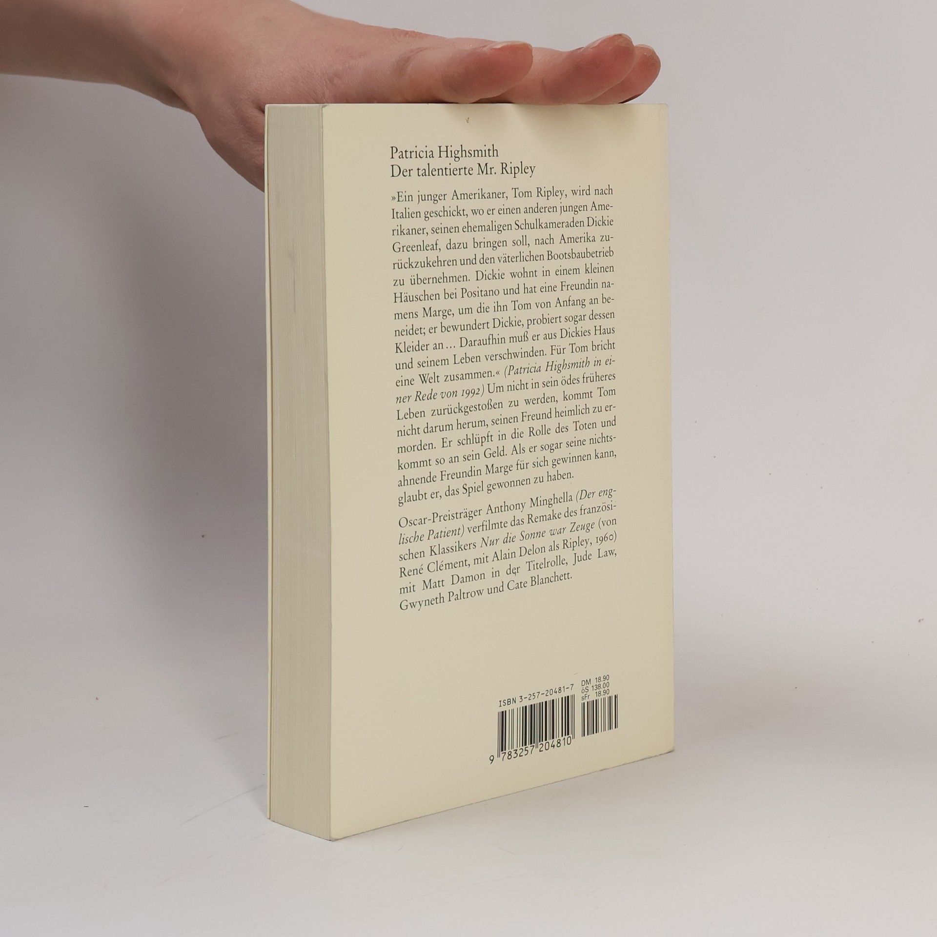 Patricia Highsmith Der talentierte Mr. Ripley
