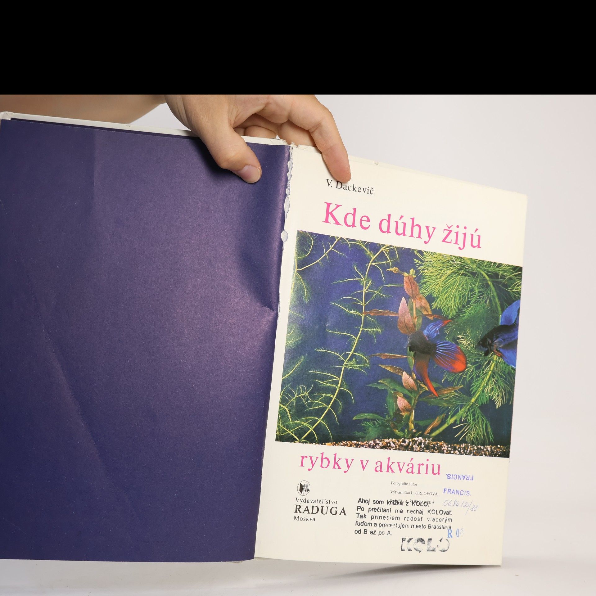 V. Dackevič Kde dúhy žijú. Rybky v akváriu