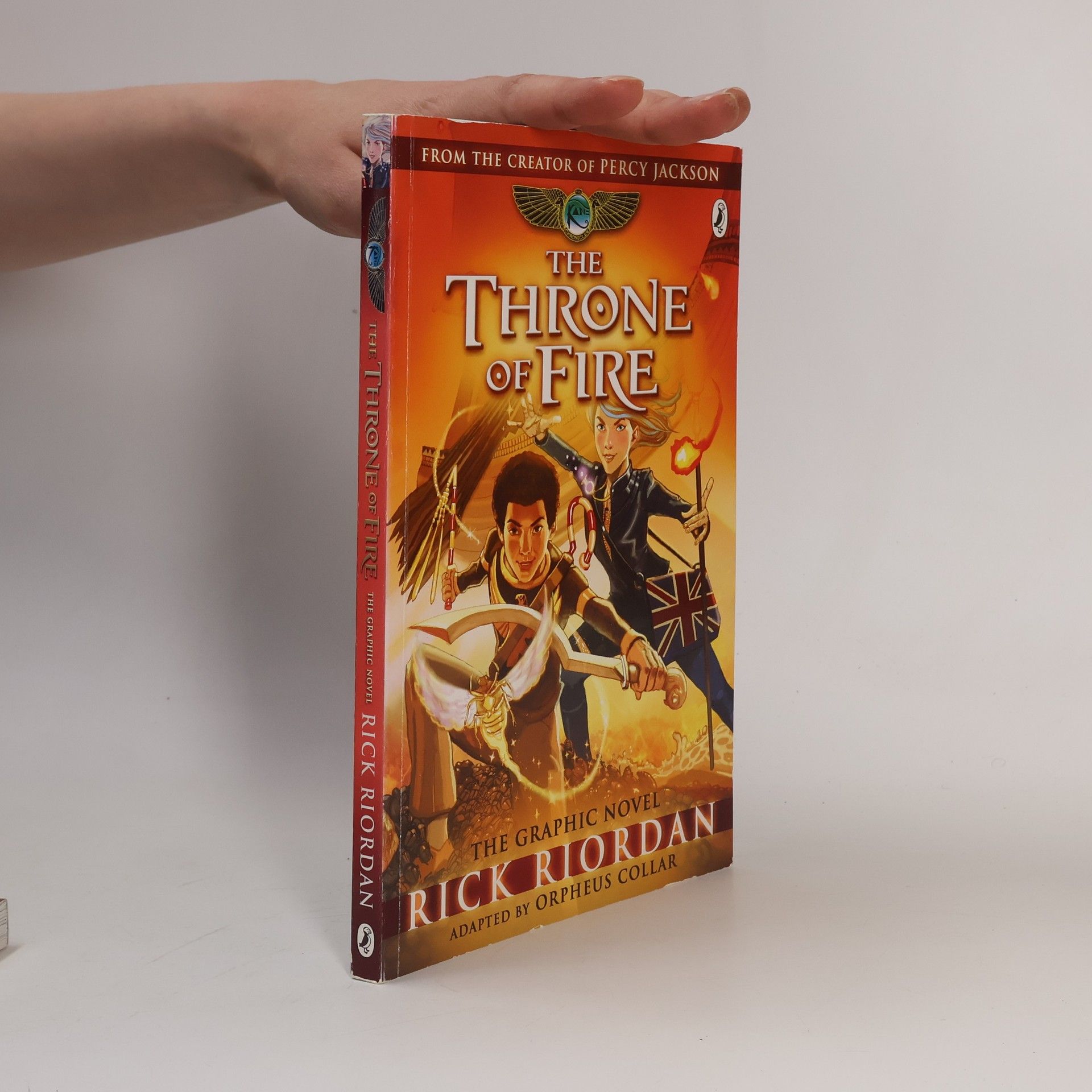 Rick Riordan The Throne of Fire: The Graphic Novel (The Kane Chronicles Book 2)