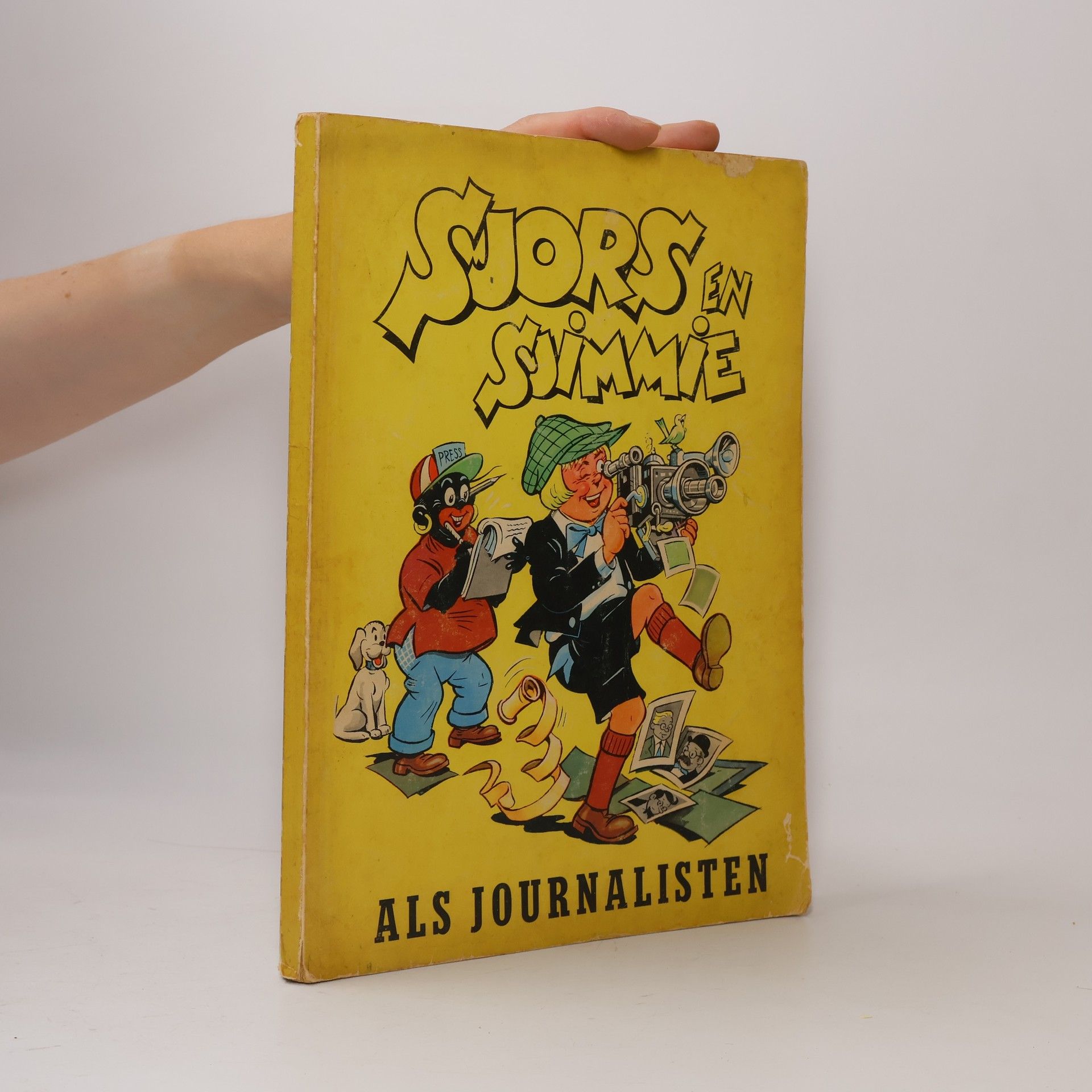 Frans Piët Sjors en Sjimmie als journalisten