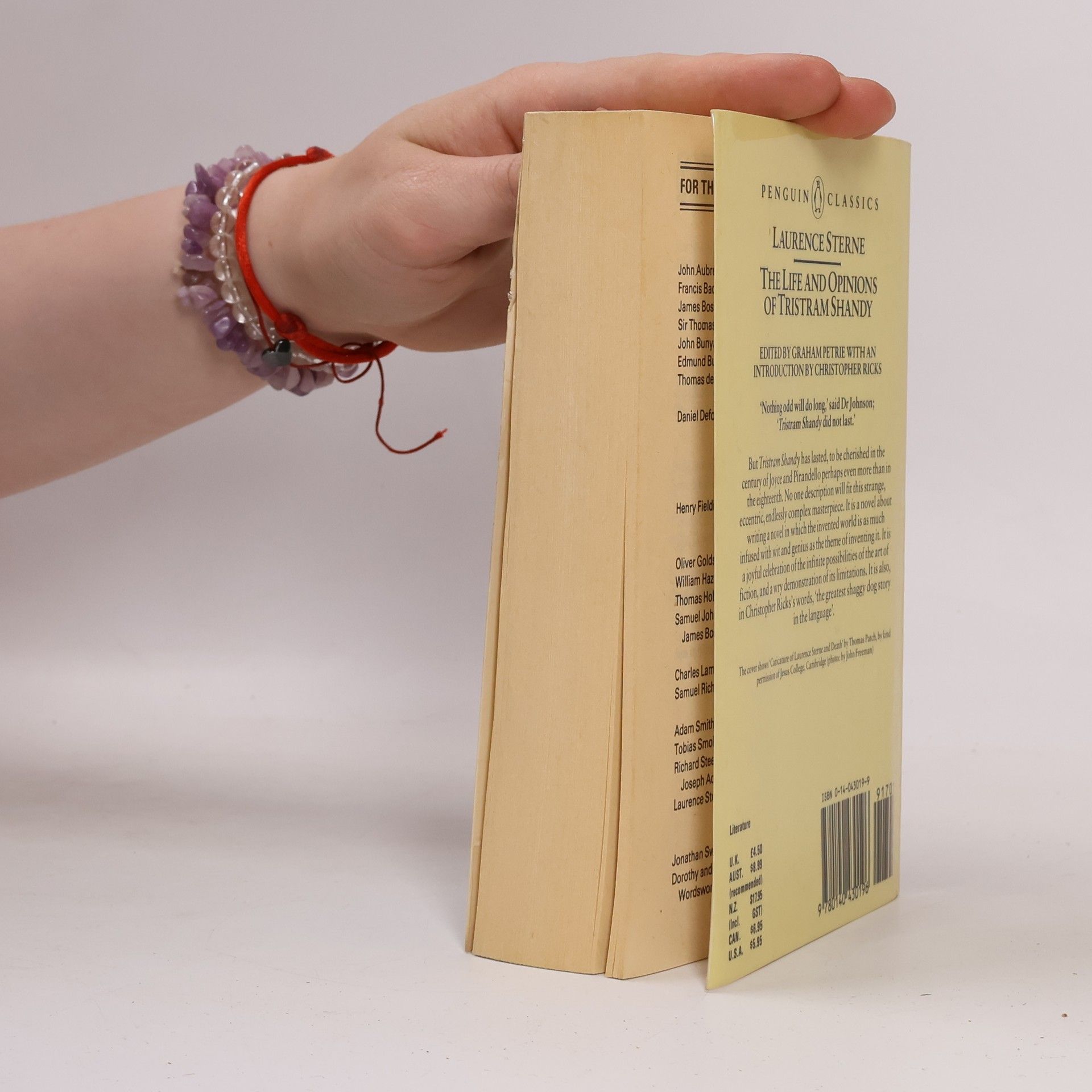 Laurence Sterne The Life And Opinions Of Tristram Shandy