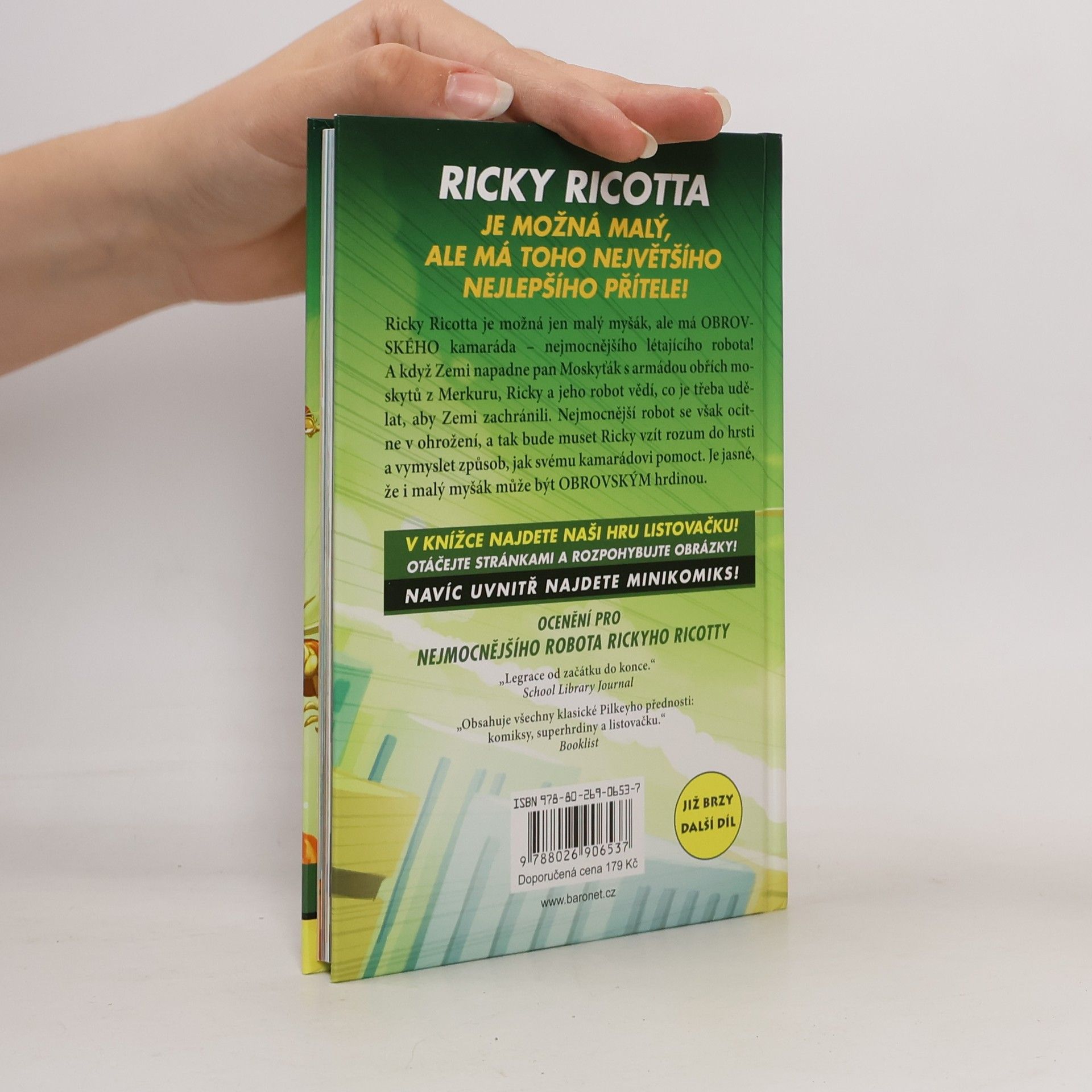 Dav Pilkey Nejmocnější robot Rickyho Ricotty vs. obří moskyti z Merkuru