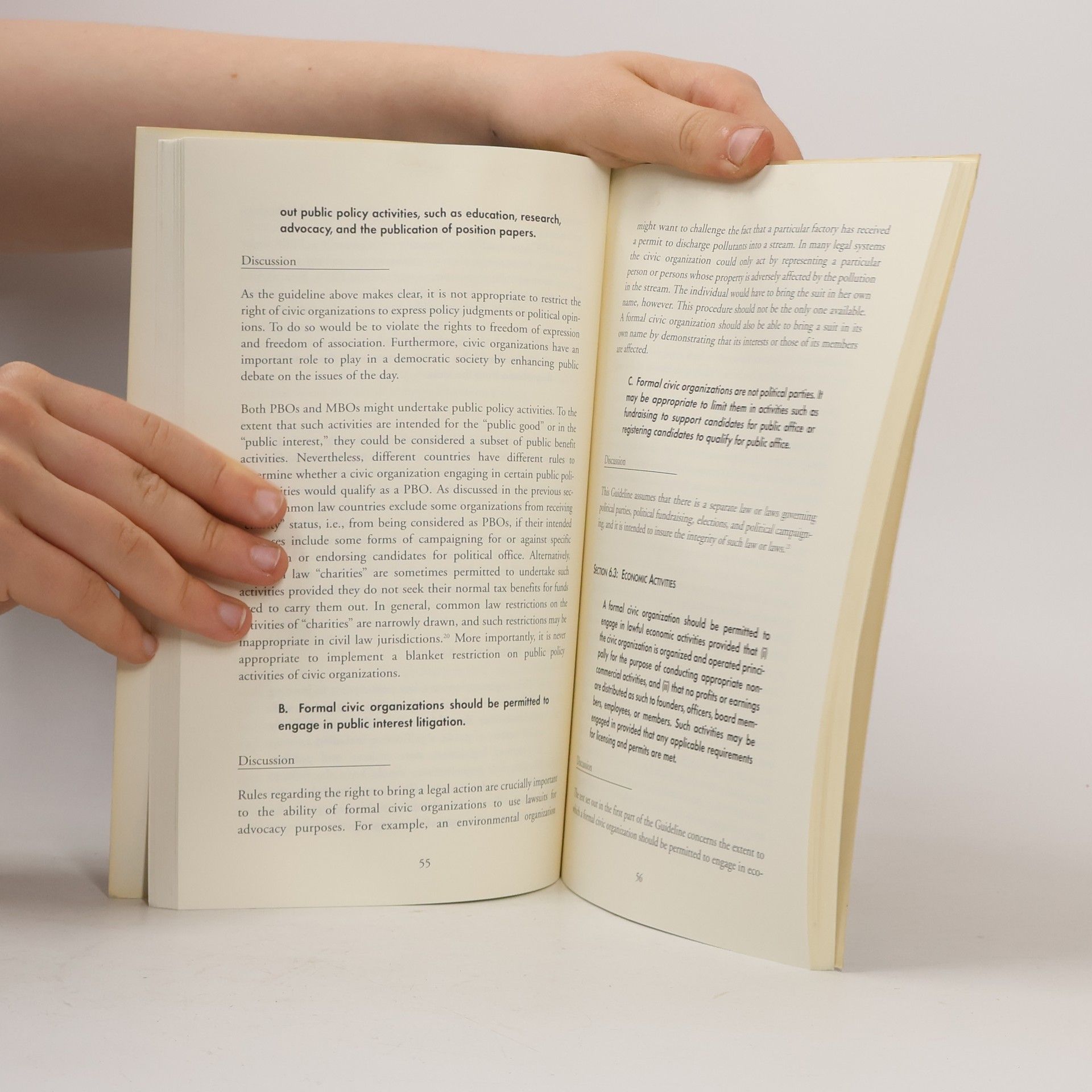Leon E. Irish Guidelines For Laws Affecting Civic Organizations