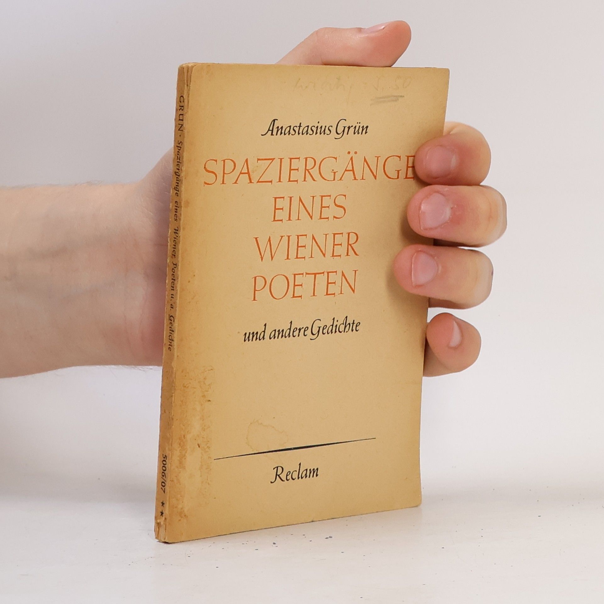 Spaziergänge eines Wiener Poeten und andere Gedichte
