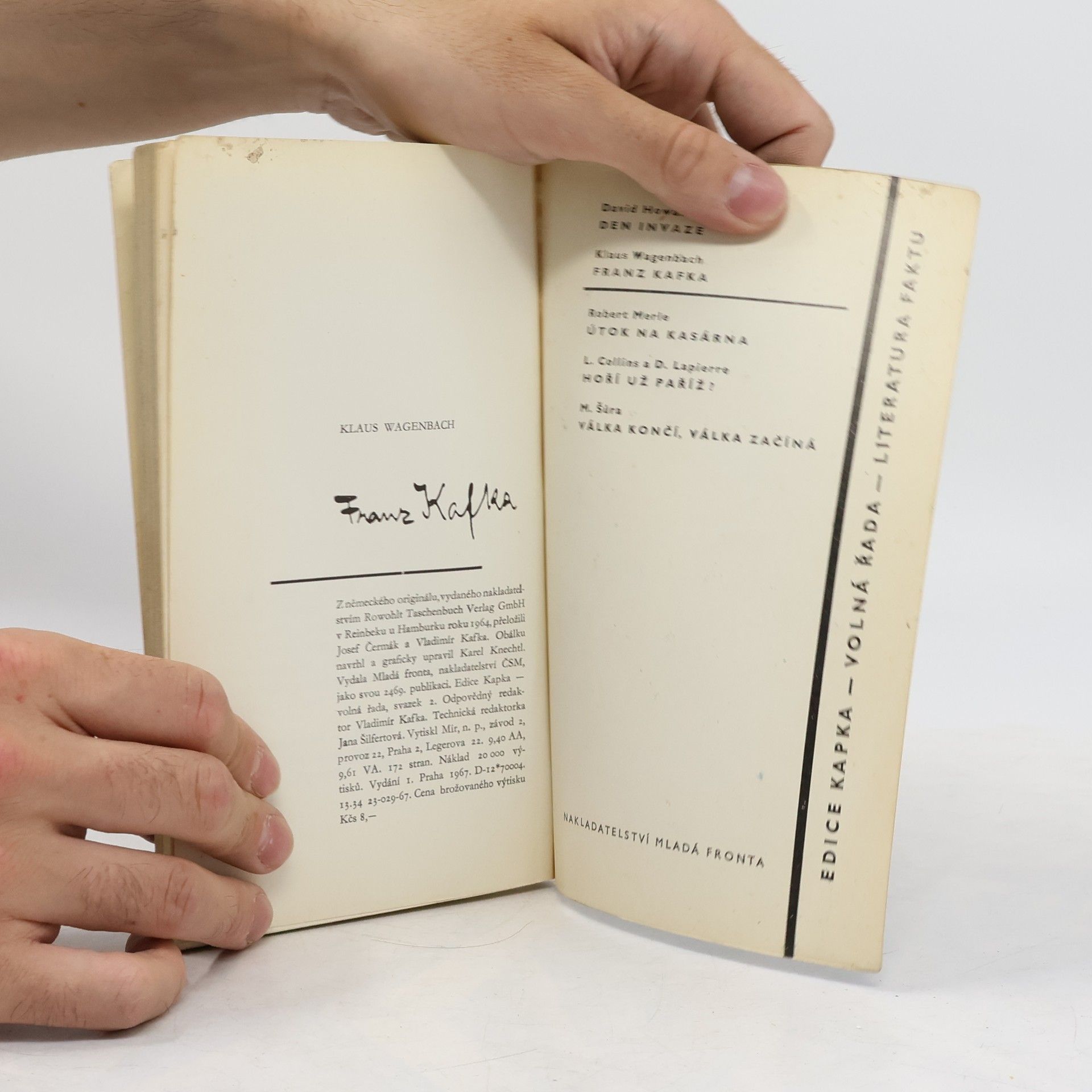 Klaus Wagenbach Franz Kafka