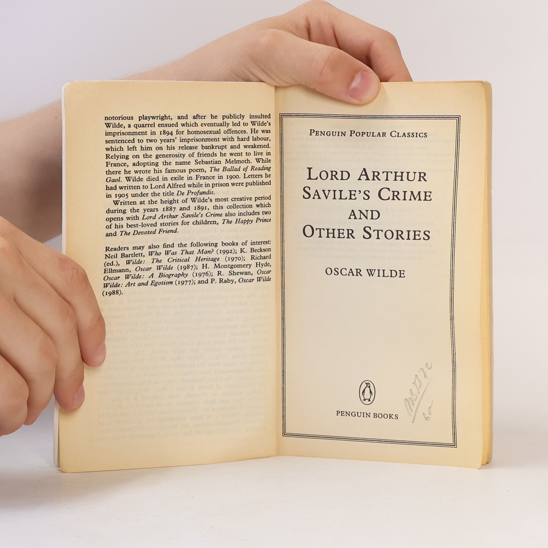 Oscar Wilde Lord Arthur Savile's Crime and Other Stories