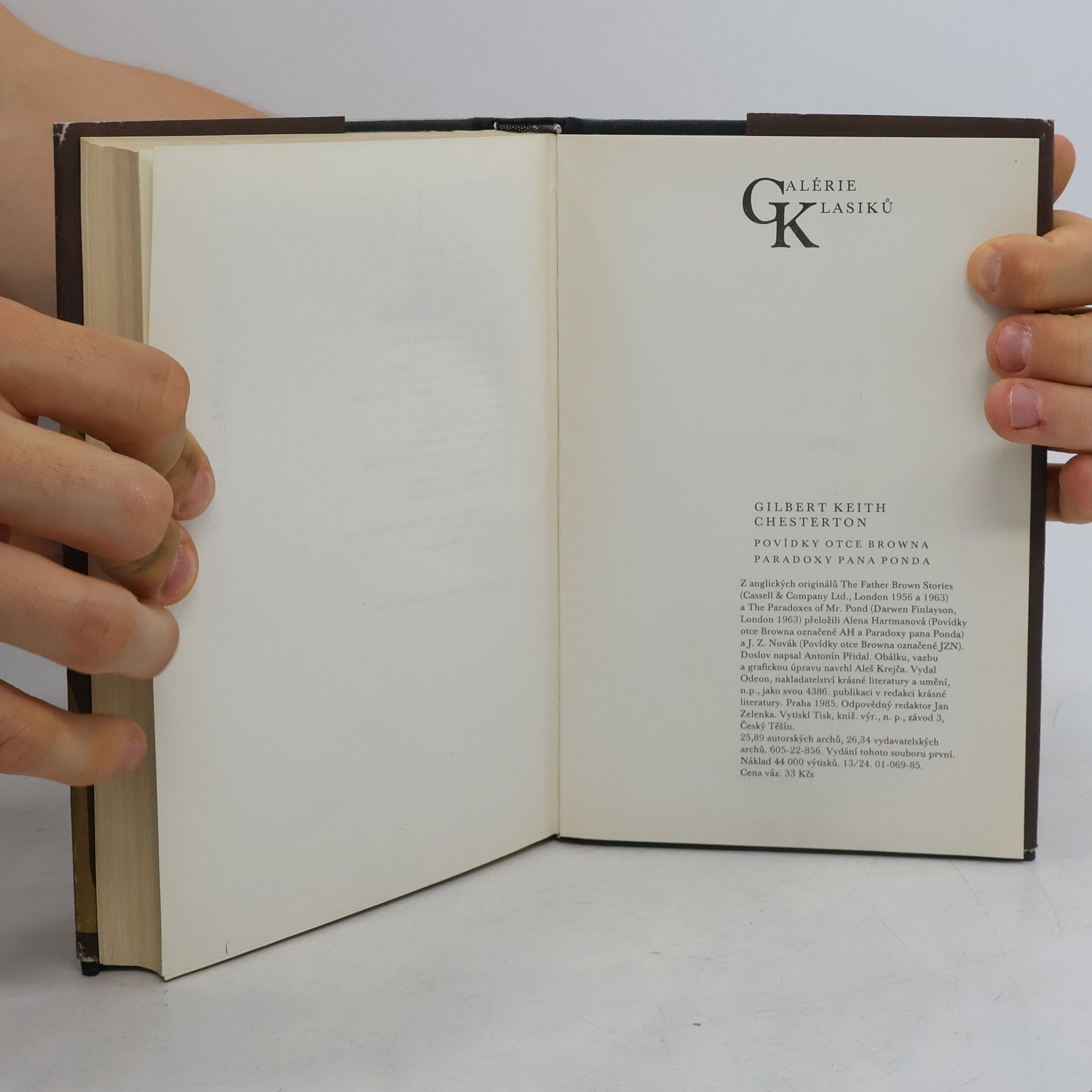 G. K. Chesterton Povídky otce Browna. Paradoxy pana Ponda
