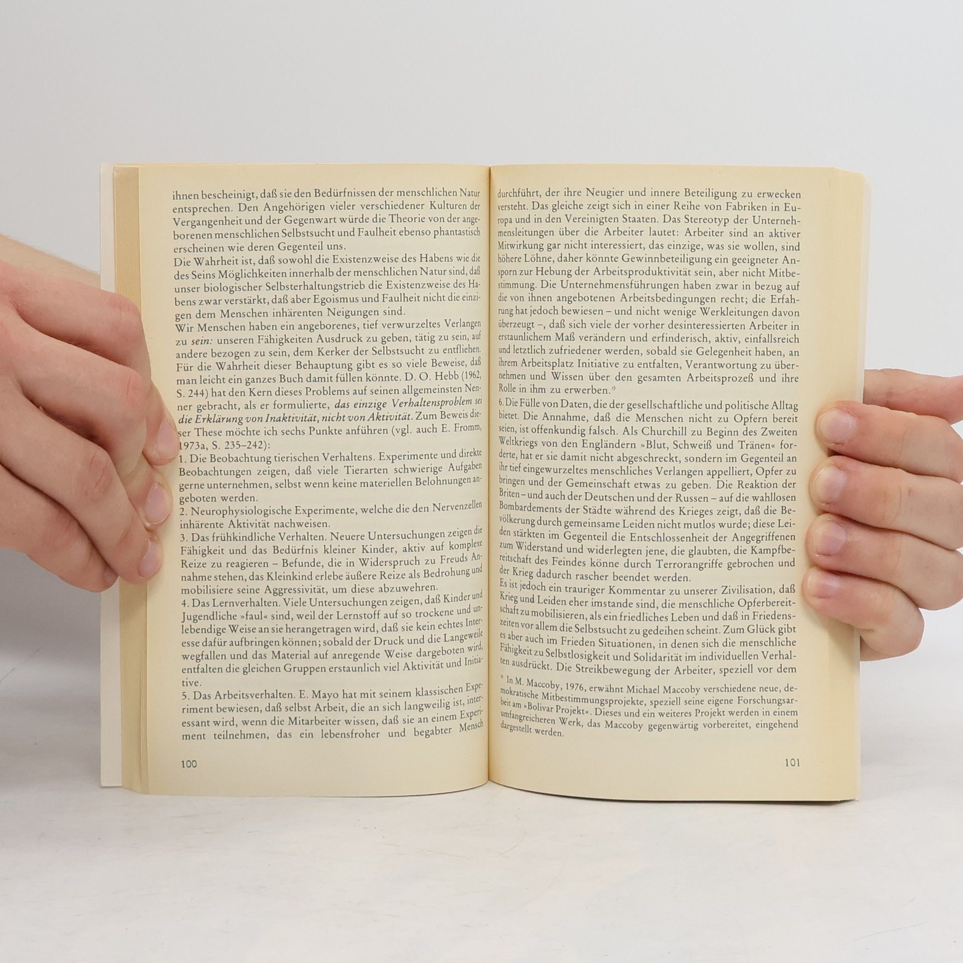 Erich Fromm Haben oder Sein