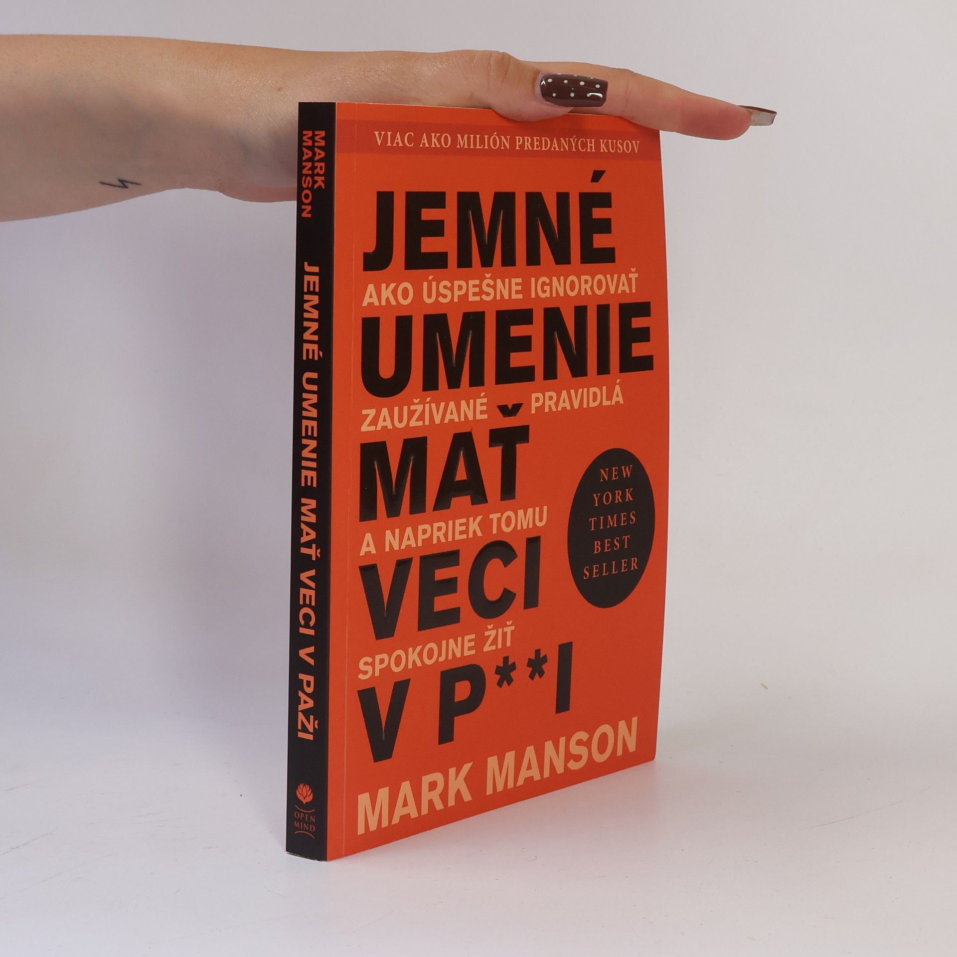 Mark Manson Jemné umenie mať veci v p**i