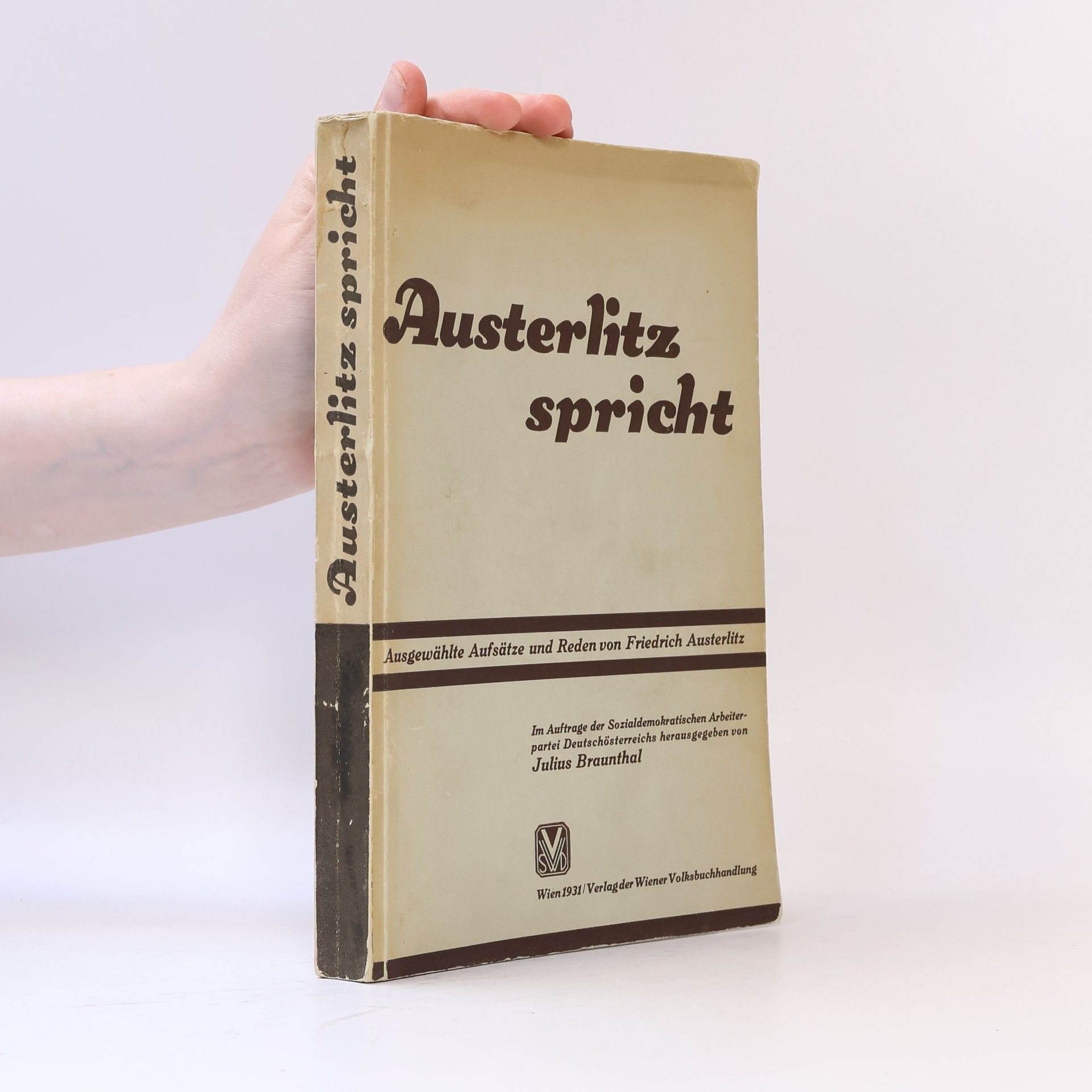 Friedrich Austerlitz Austerlitz spricht