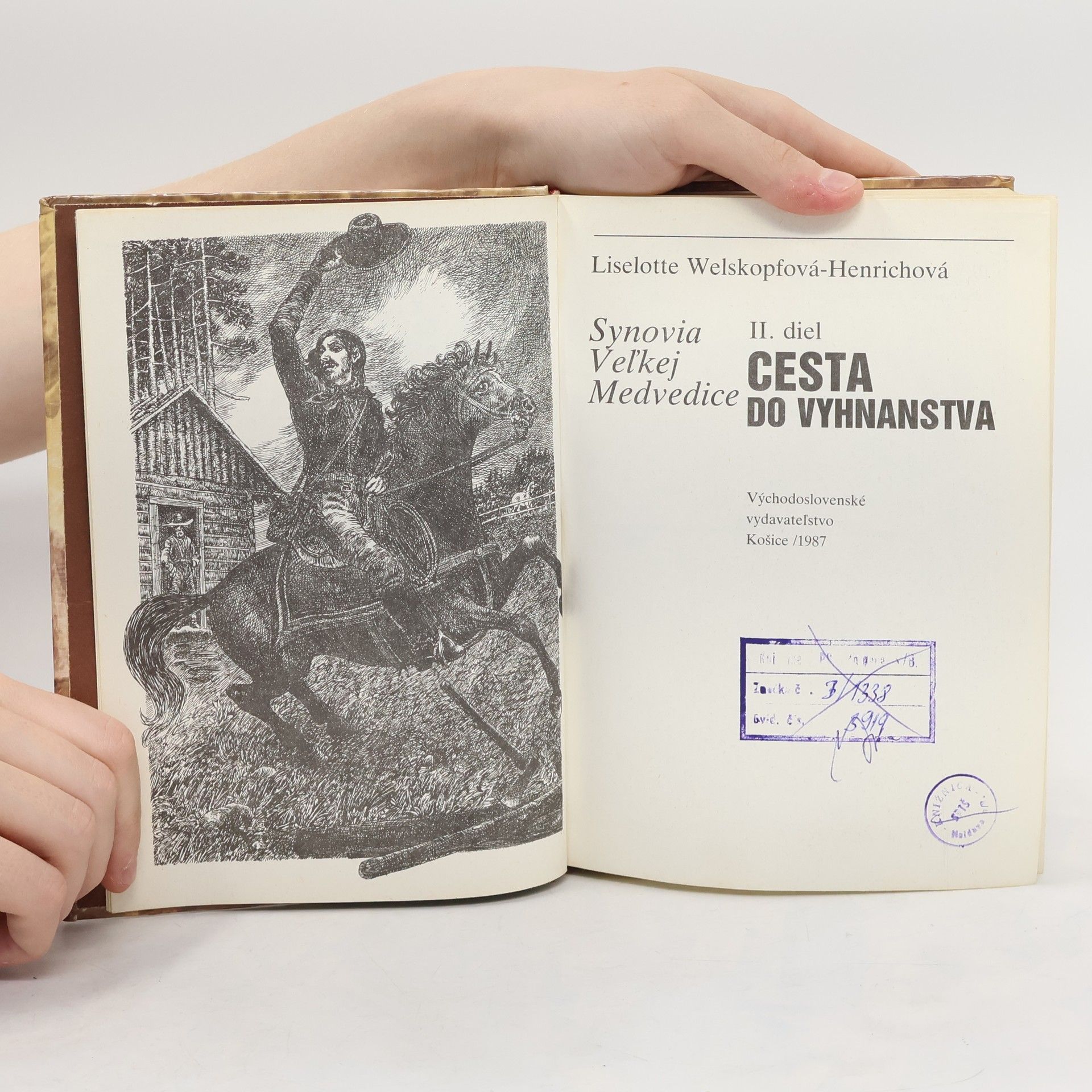 Liselotte Welskopfová-Henrichová Synovia Veľkej Medvedice 2. Cesta do vyhnanstva