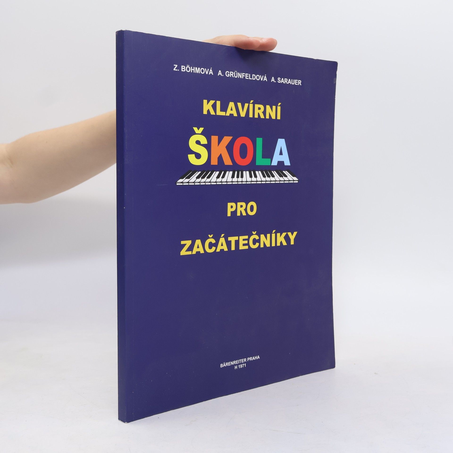 Alois Sarauer Klavírní škola pro začátečníky