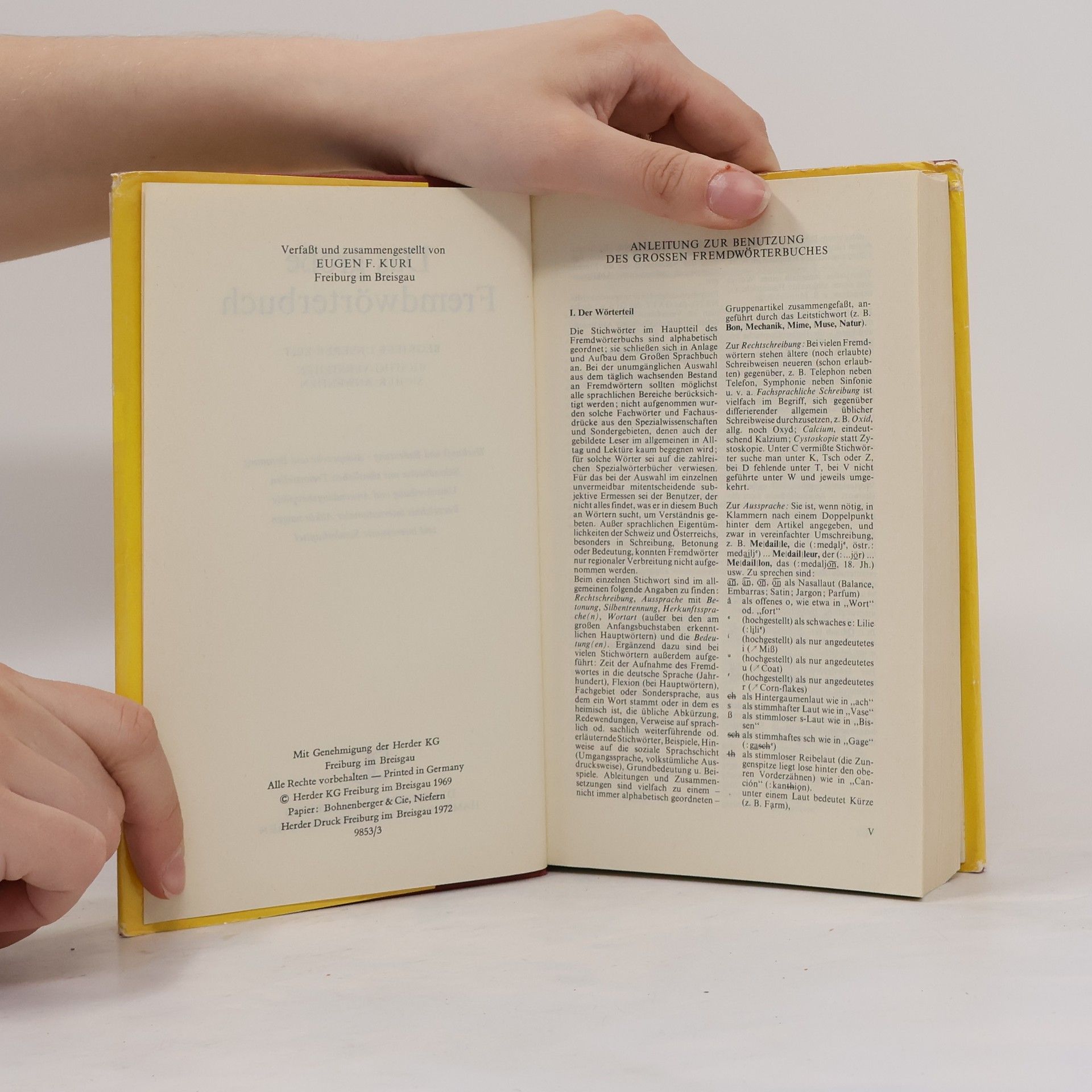 Eugen F. Kuri Das grosse Fremdwörterbuch