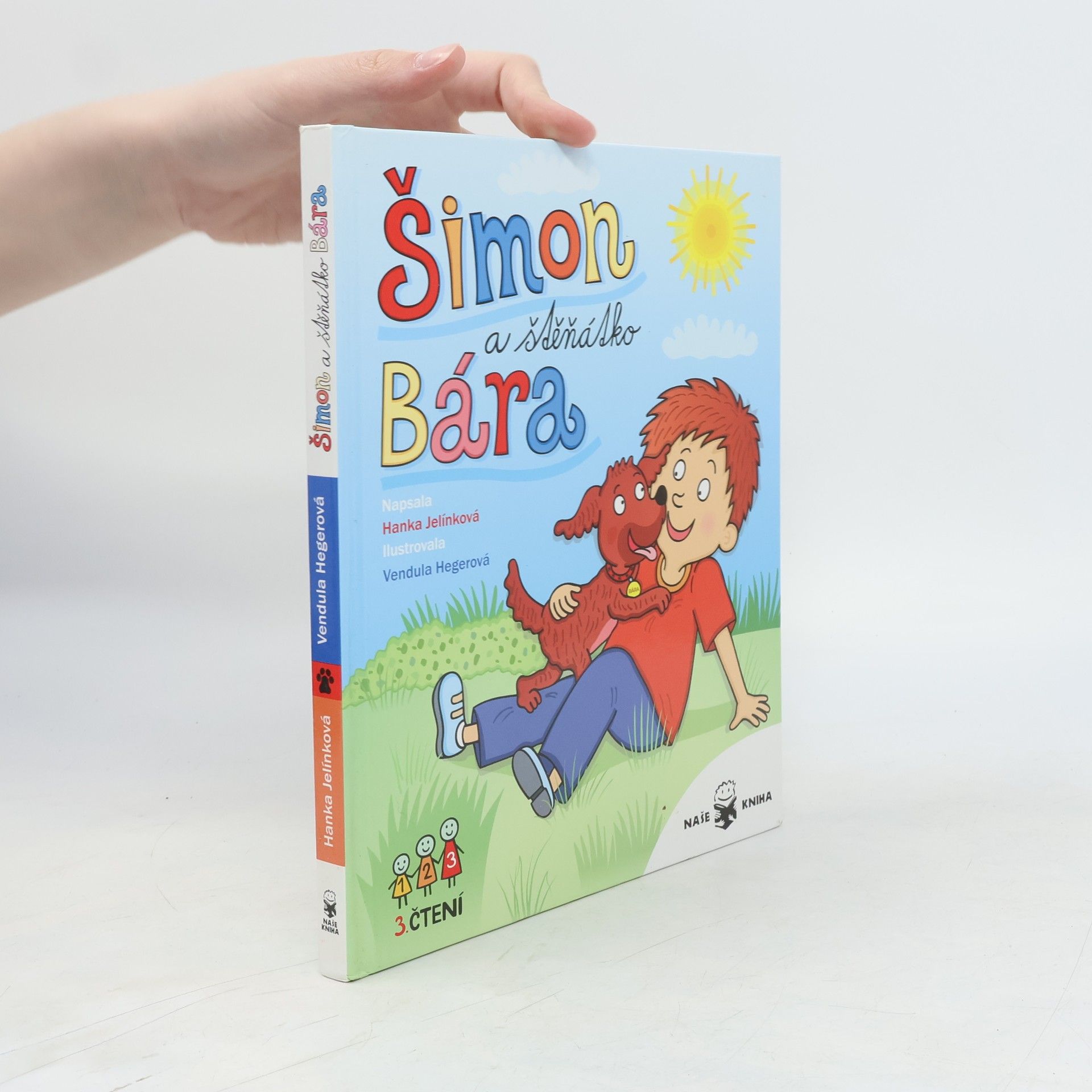Hanka Jelínková Šimon a štěnátko Bára
