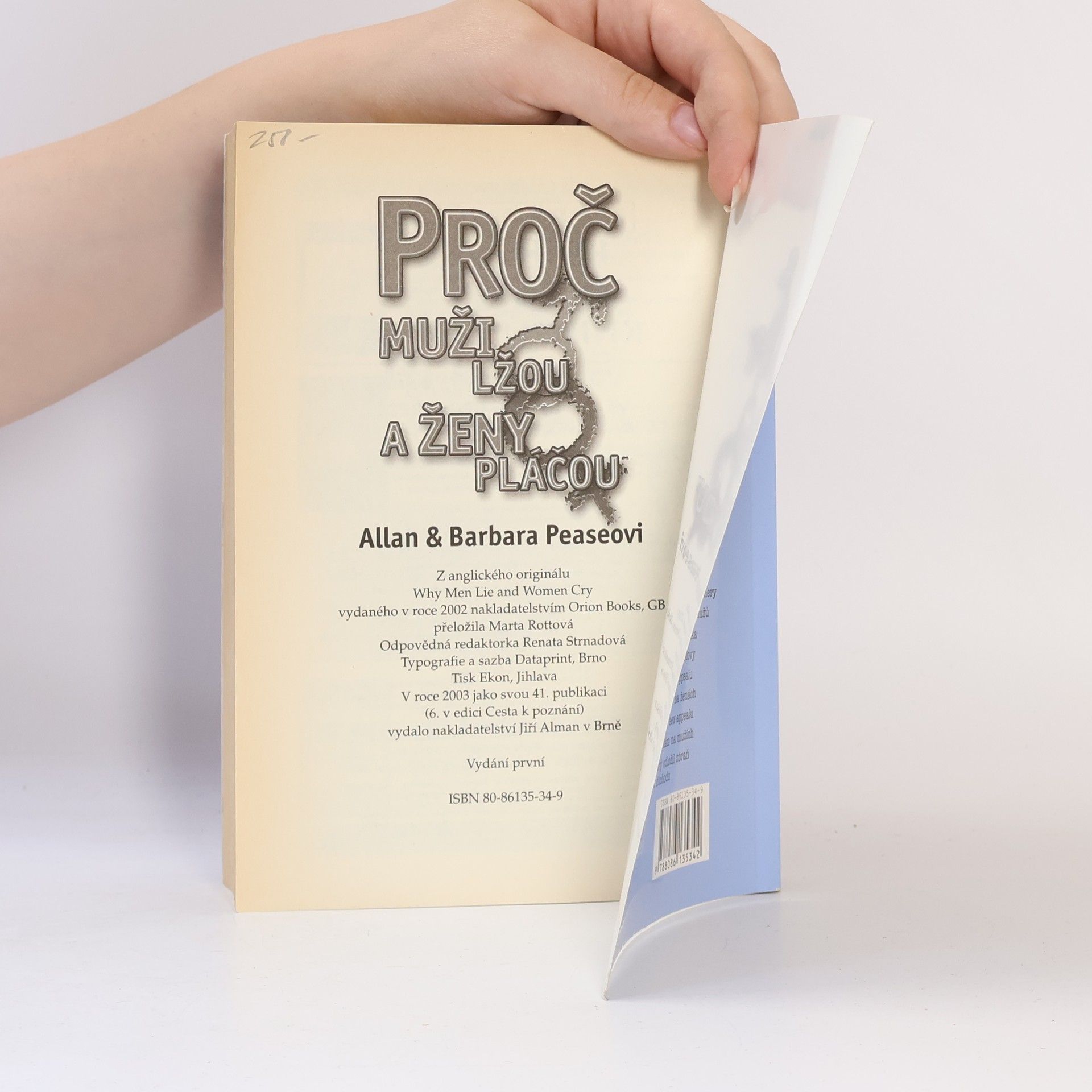 Allan Pease Proč muži lžou a ženy pláčou