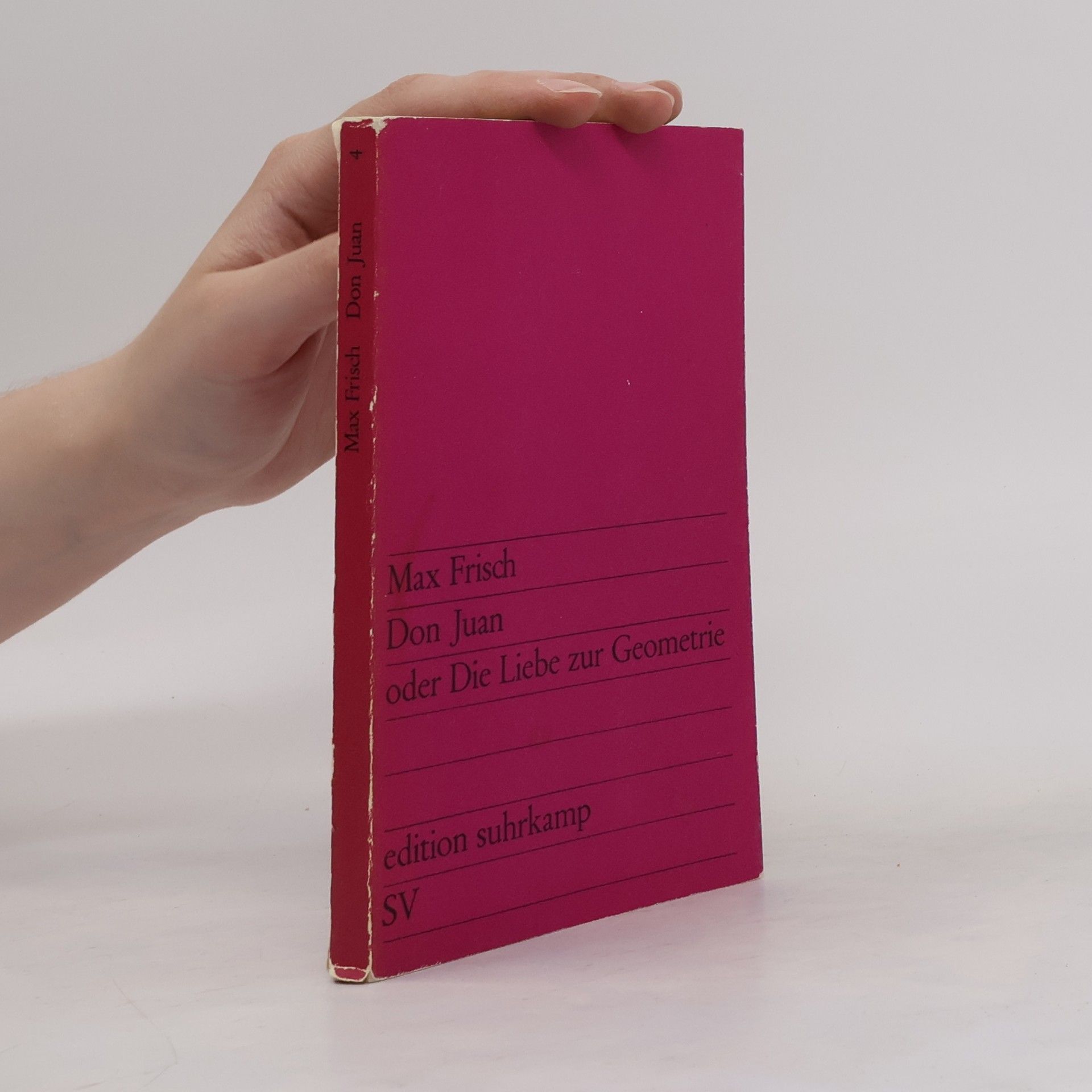 Max Frisch Don Juan oder Die Liebe zur Geometrie