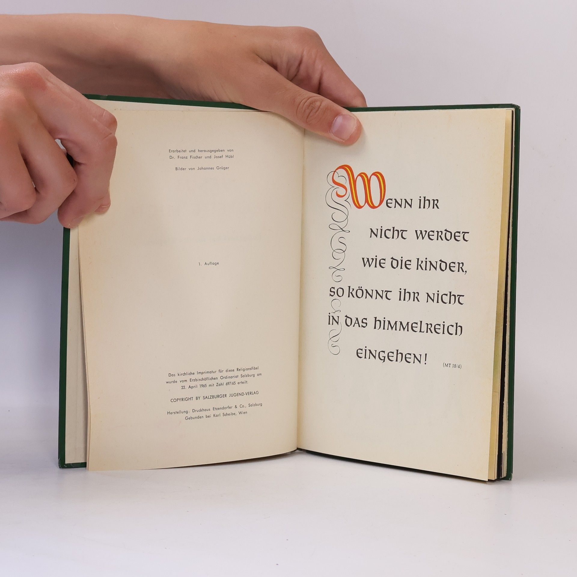 Various authors Jesus begleite mich. Religionsfibel für die Kleinen