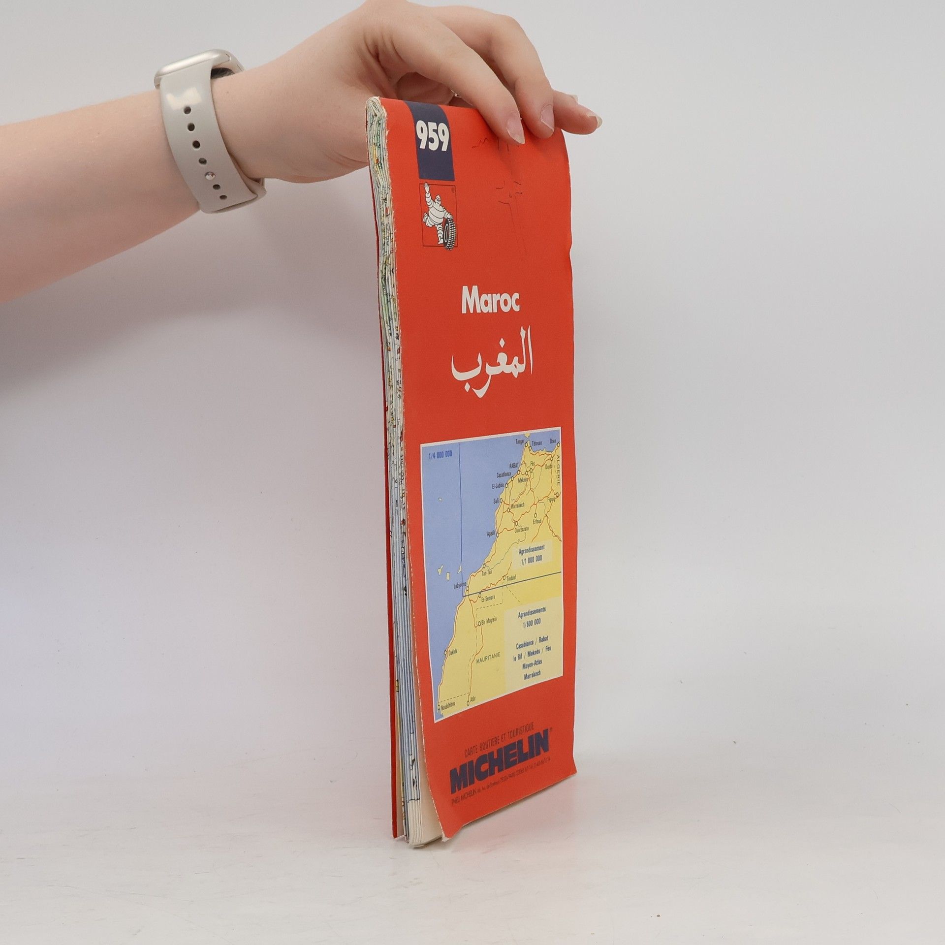 Collectif d'auteurs Michelin - 959: Maroc : Carte routière et touristique