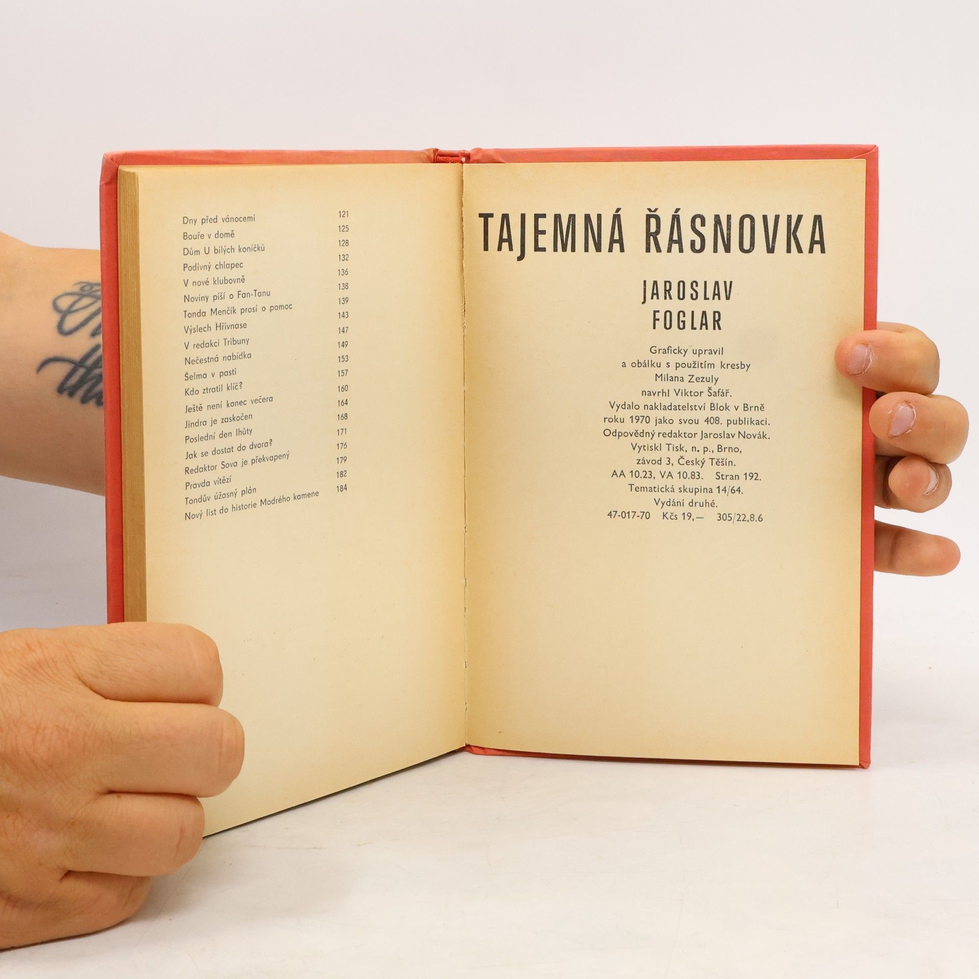 Jaroslav Foglar Tajemná řásnovka