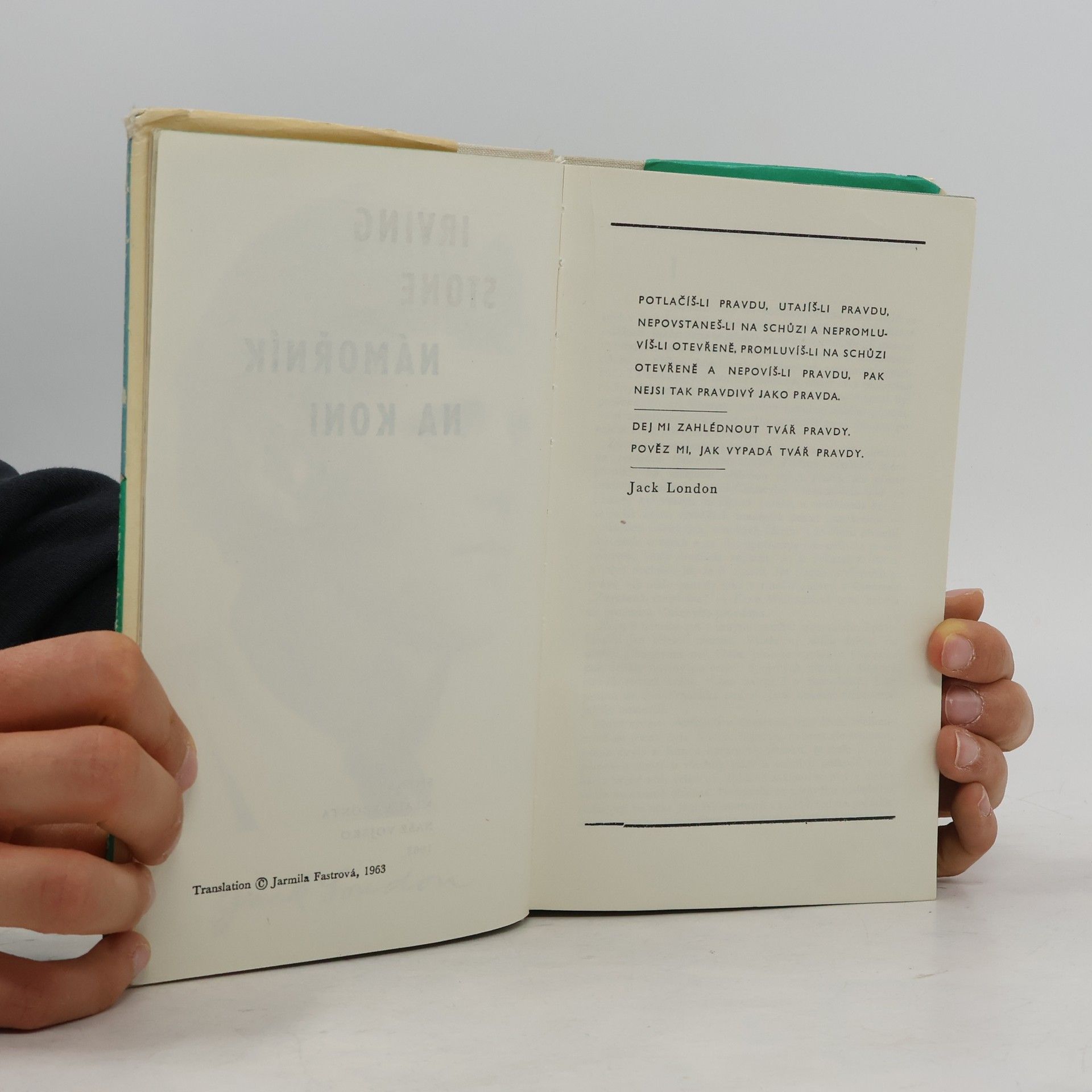 Irving Stone Námořník na koni