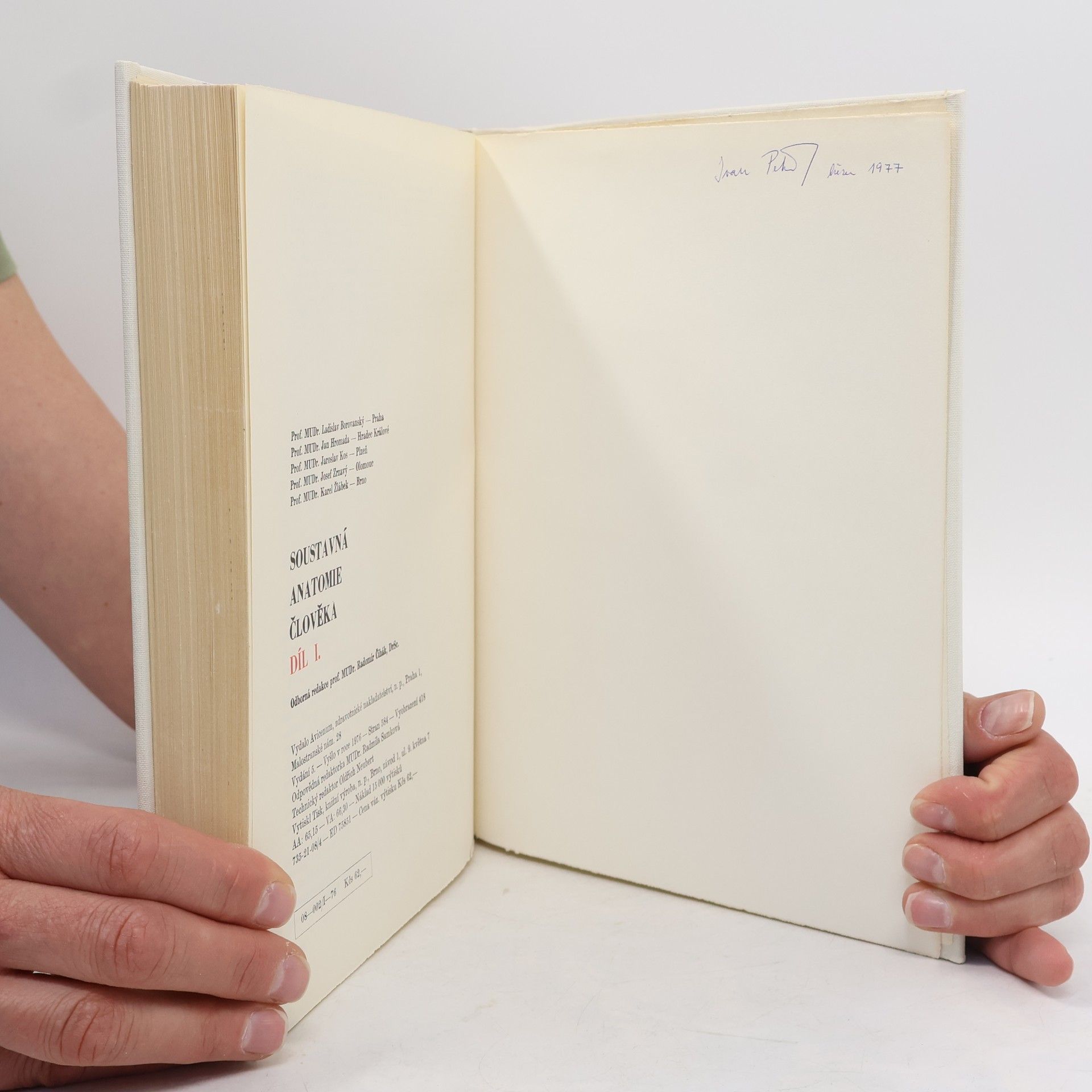Ladislav Borovanský Soustavná anatomie člověka I