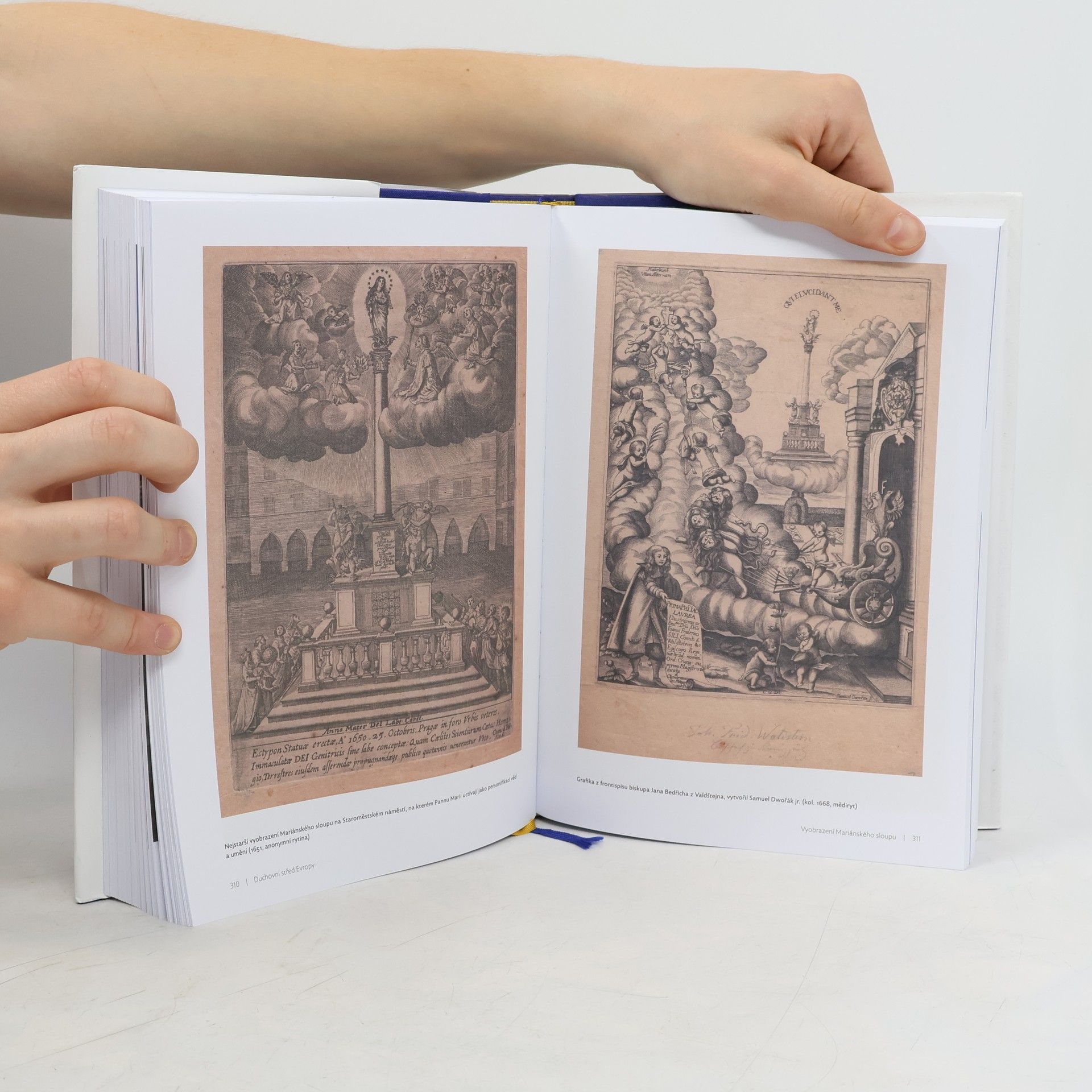 Petr Blažek Duchovní střed Evropy: Dějiny Mariánského sloupu na Staroměstském náměstí v Praze 1650-2020