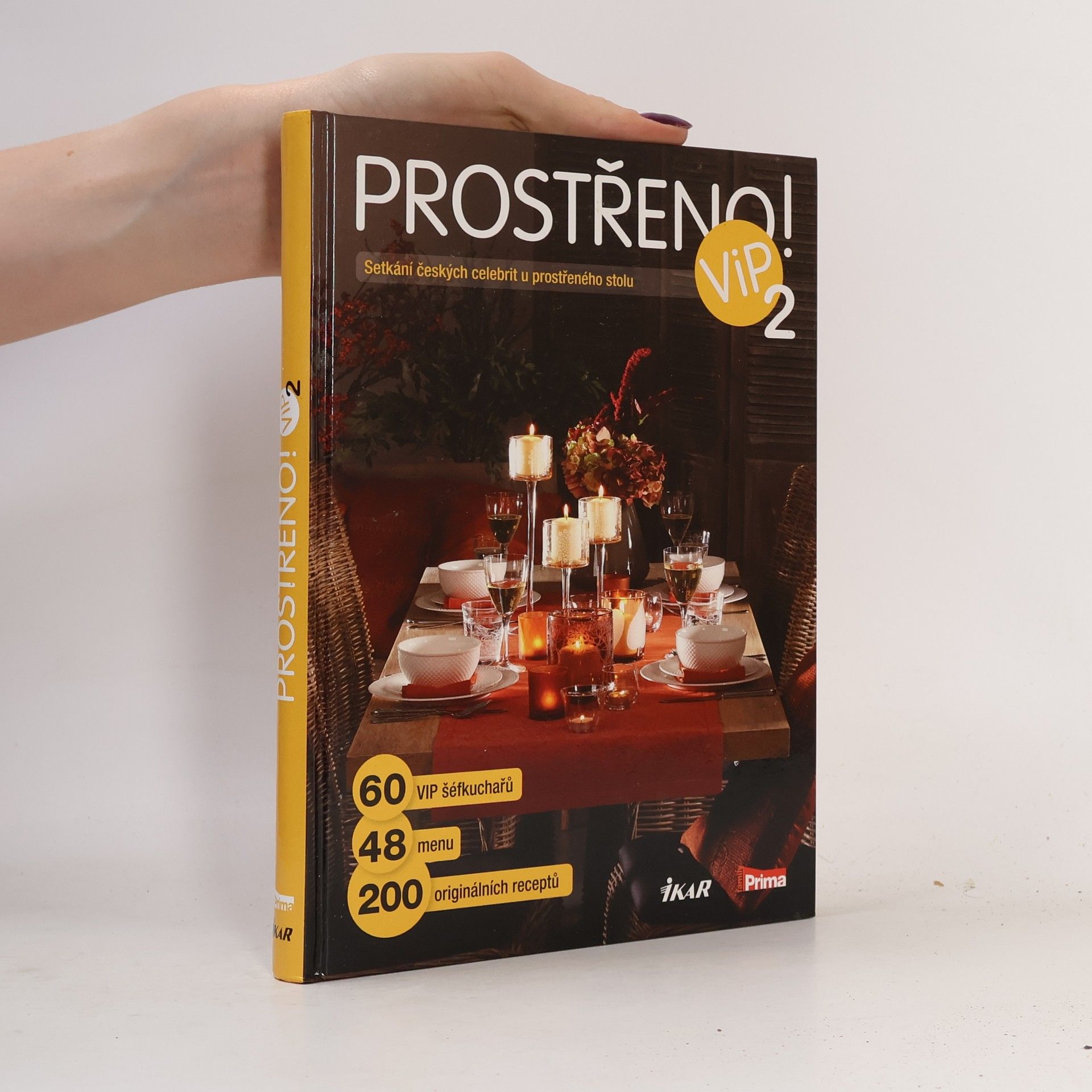 Marie Formáčková Prostřeno! ViP 2 setkání českých celebrit u prostřeného stolu