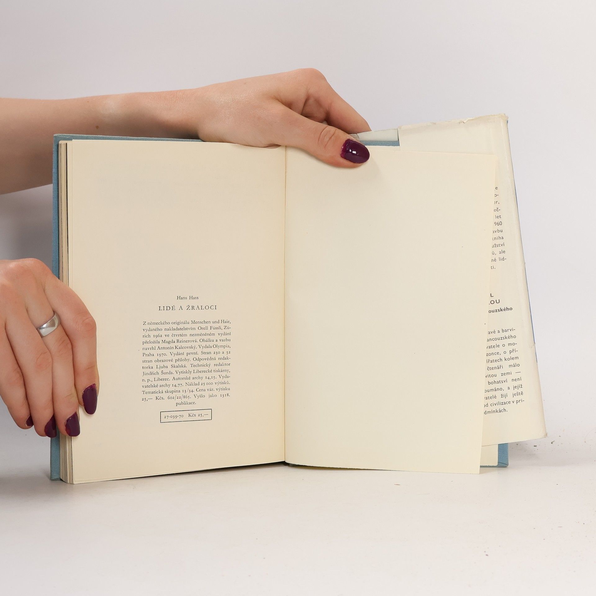Hans Hass Lidé a žraloci