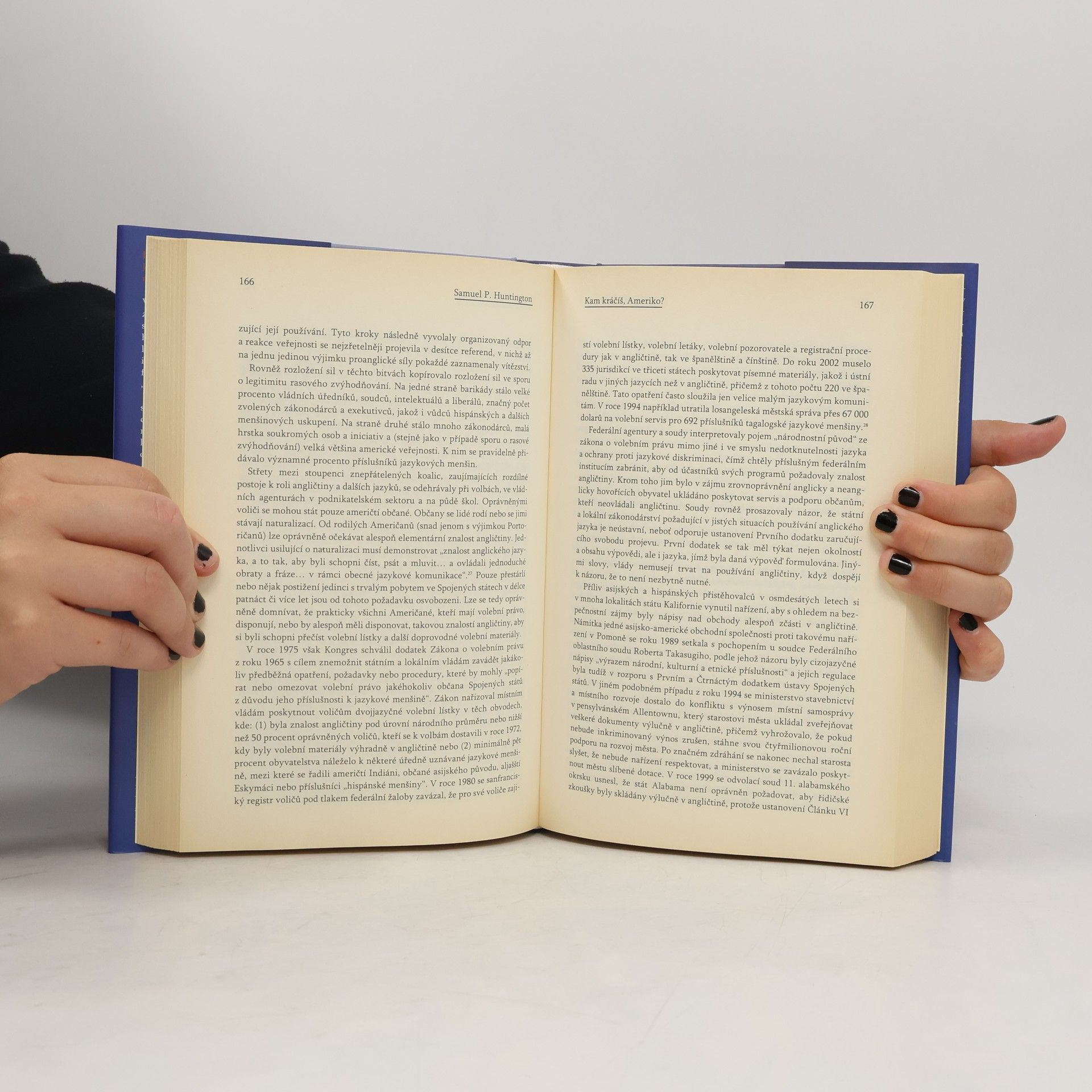 Samuel Phillips Huntington Kam kráčíš, Ameriko? Krize americké identity