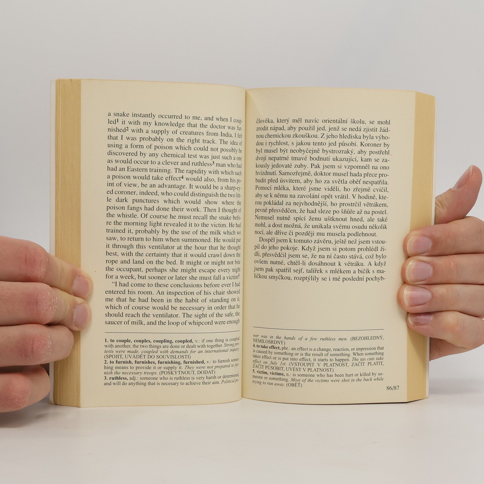 Arthur Conan Doyle The cases of Sherlock Holmes. The Adventure of the Speckled Band. Strakatý pás