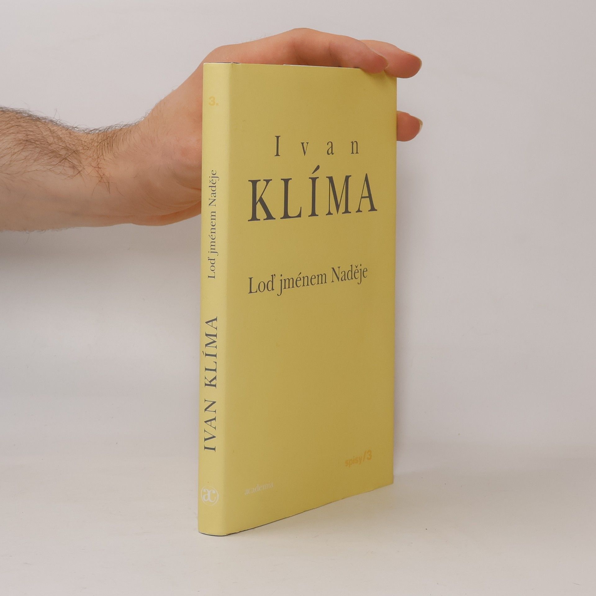 Ivan Klíma Loď jménem Naděje. Spisy 3. díl